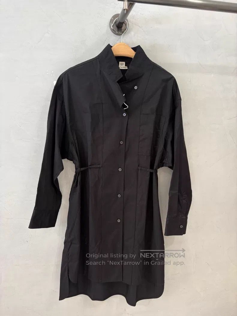 Hermes Hermes Black Shirt Dress Size XS / US 0-2 / IT 36-38 - 1 Thumbnail