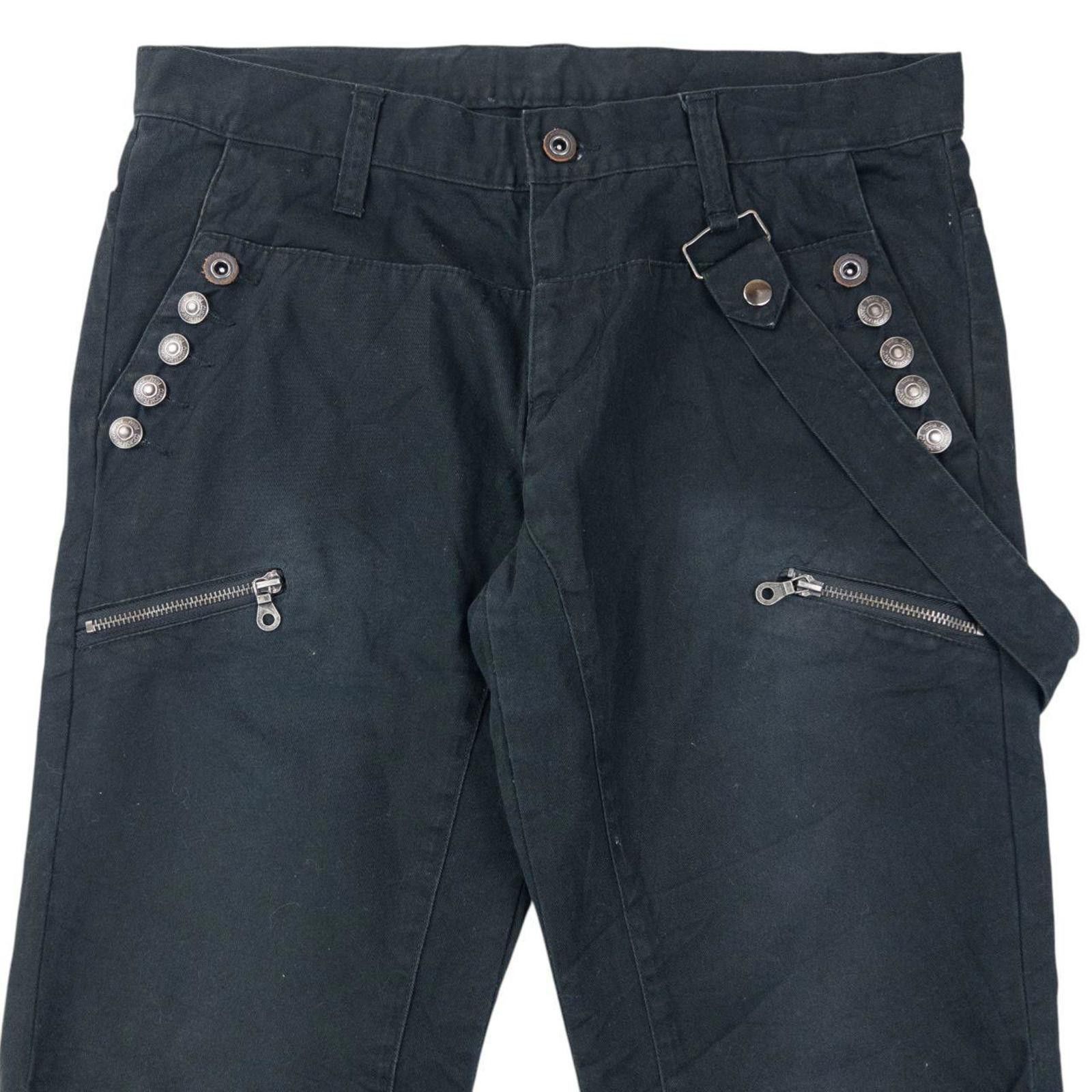 Other Vintage 2000s PPFM Zip Leg Trousers Size W34 Size US 34 / EU 50 - 5 Thumbnail