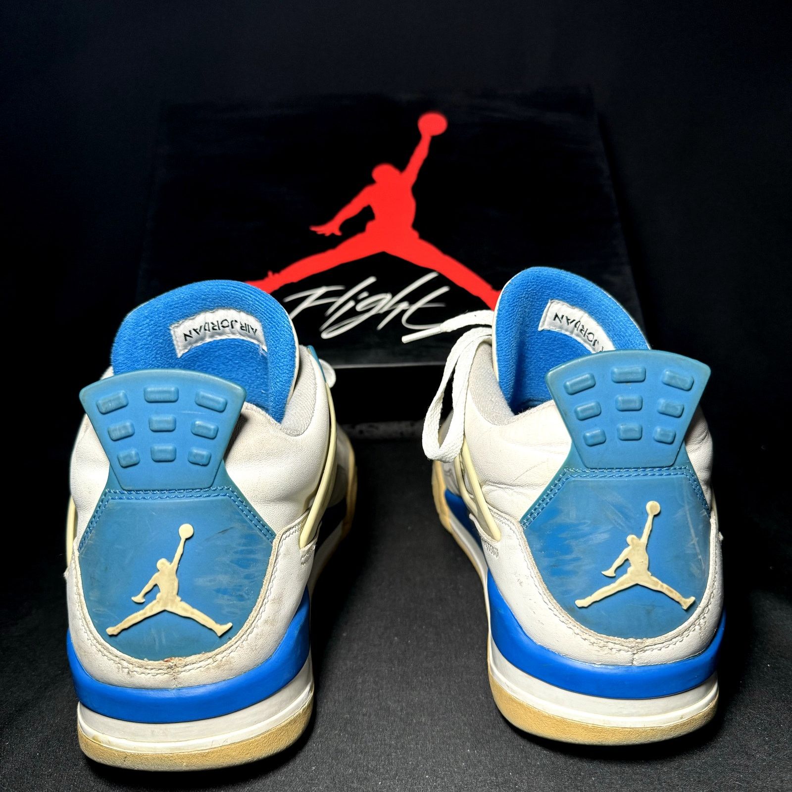 Jordan Brand × Nike Size 12 - Air Jordan 4 Retro Military Blue 2012 Men's Shoes Size US 12 / EU 45 - 6 Thumbnail