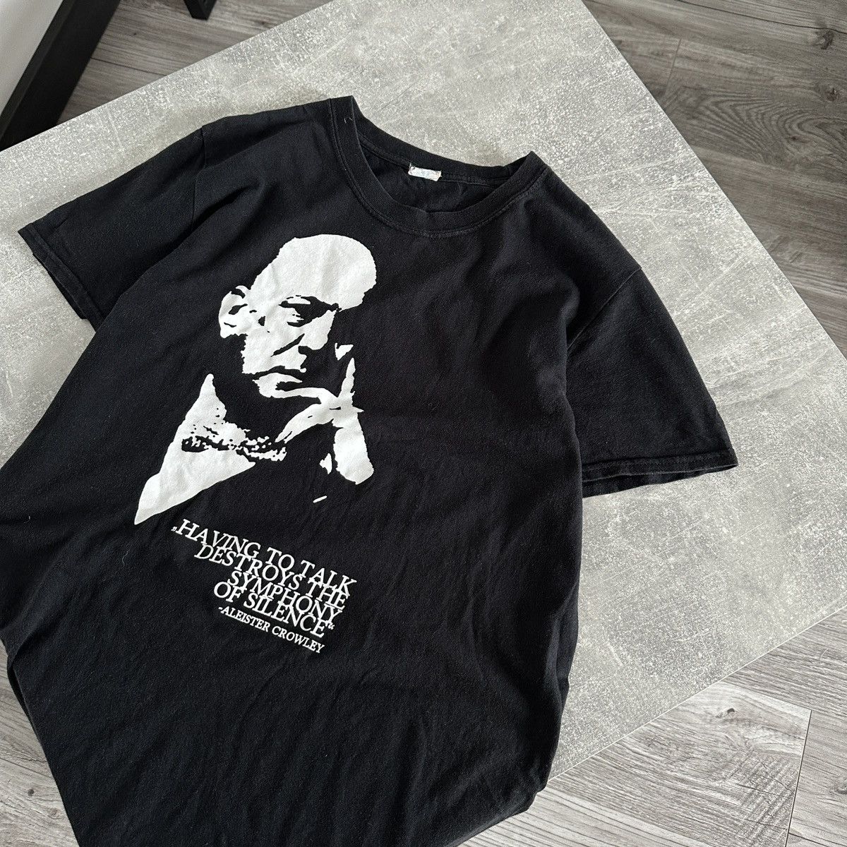 Arts & Science Vintage 00s Aleister Crowley poet mystic ocultist rare y2k Size US M / EU 48-50 / 2 - 3 Thumbnail