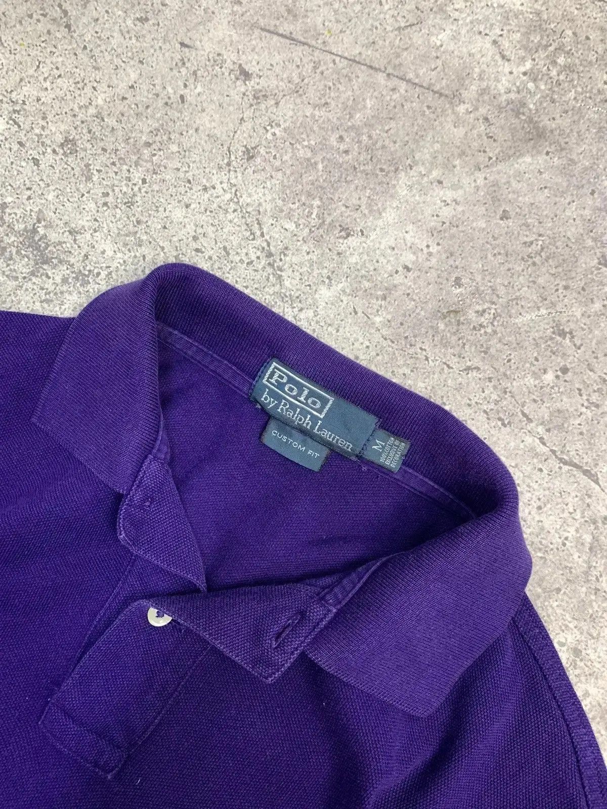 Polo Ralph Lauren × Vintage Vintage Long sleeve Polo Ralph Lauren regby faded Size US M / EU 48-50 / 2 - 2 Thumbnail