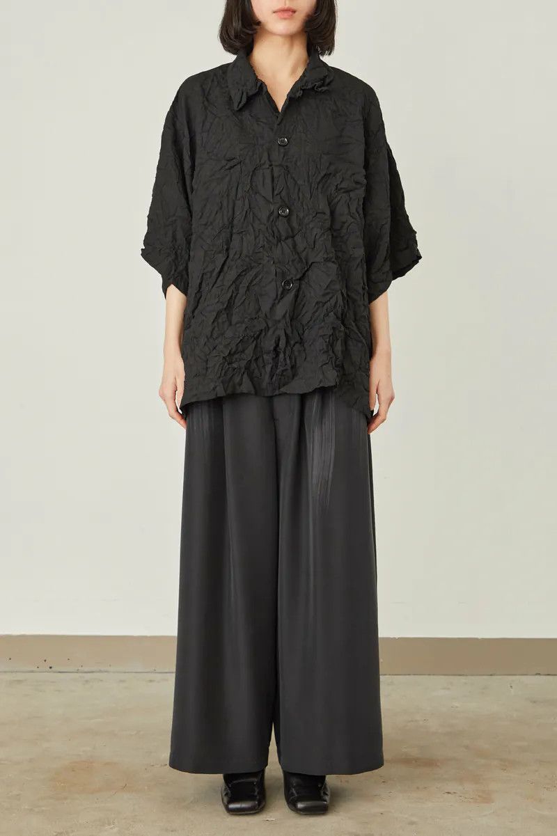 Other I’m here : - UNFORM OPEN COLLAR SHIRTS - BLACK Size US M / EU 48-50 / 2 - 1 Thumbnail