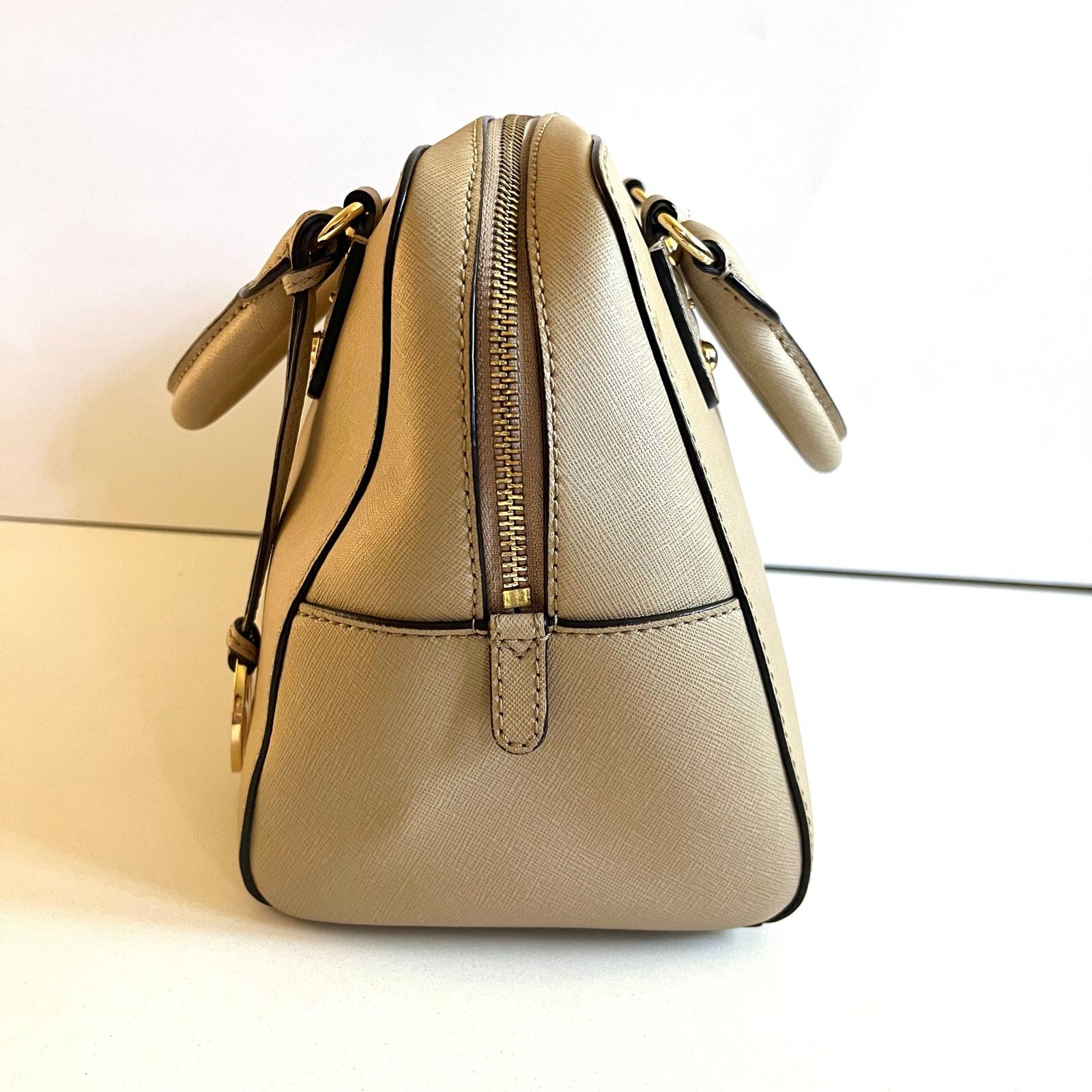 Michael Kors MICHAEL KORS Beige Leather Satchel Bag, Handheld Size ONE SIZE - 5 Thumbnail
