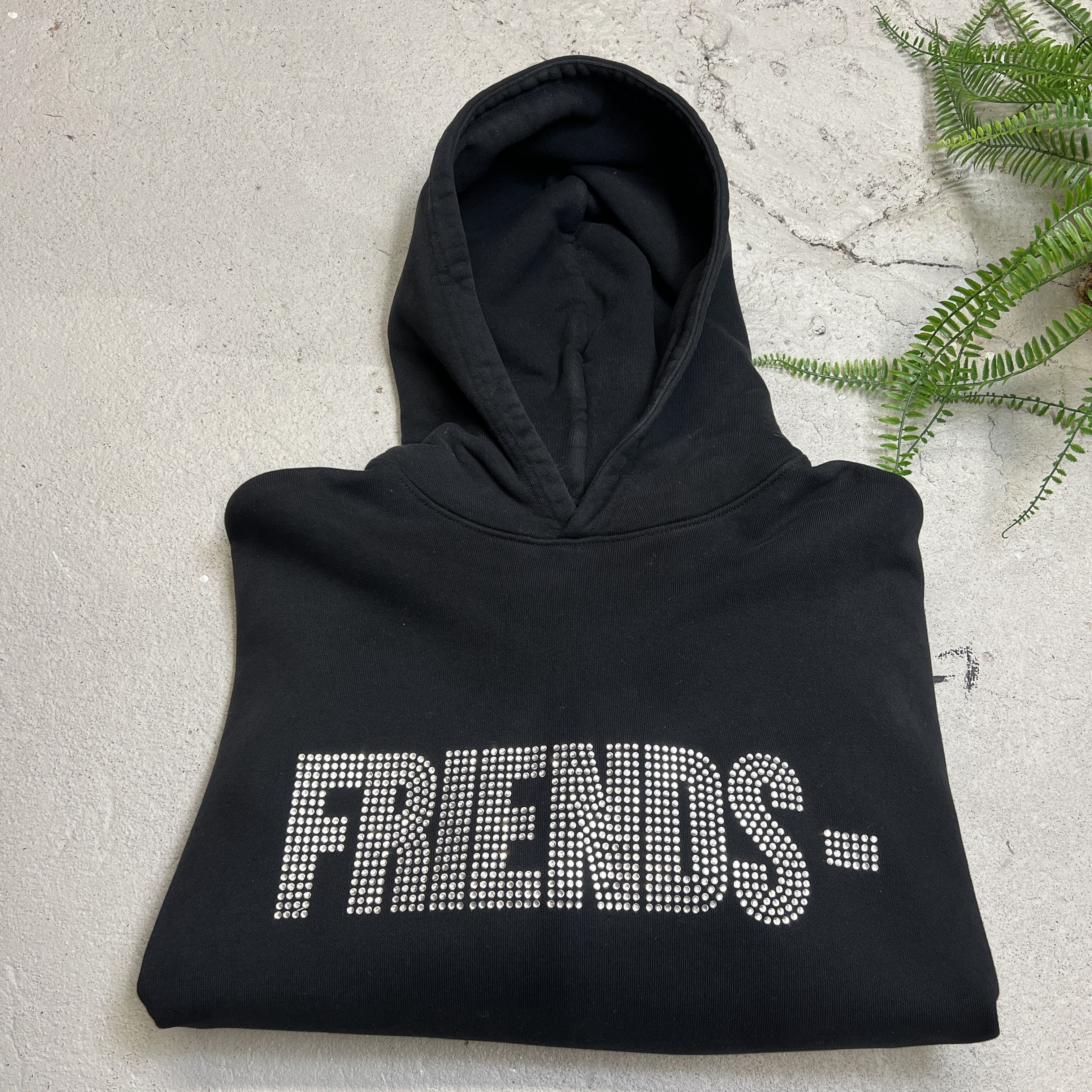 Swarovski Vlone Vlone x Swarovski Crystal Black Hoodie Grailed