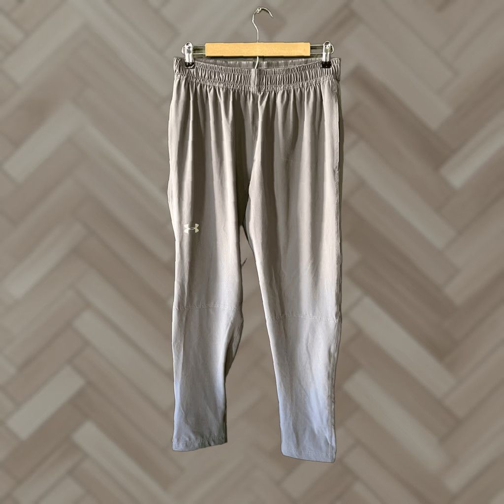 Under Armour Under Armour Mens Gray Athletic Sweatpants Pull On L Regular Front Pocket Size US 33 - 1 Thumbnail