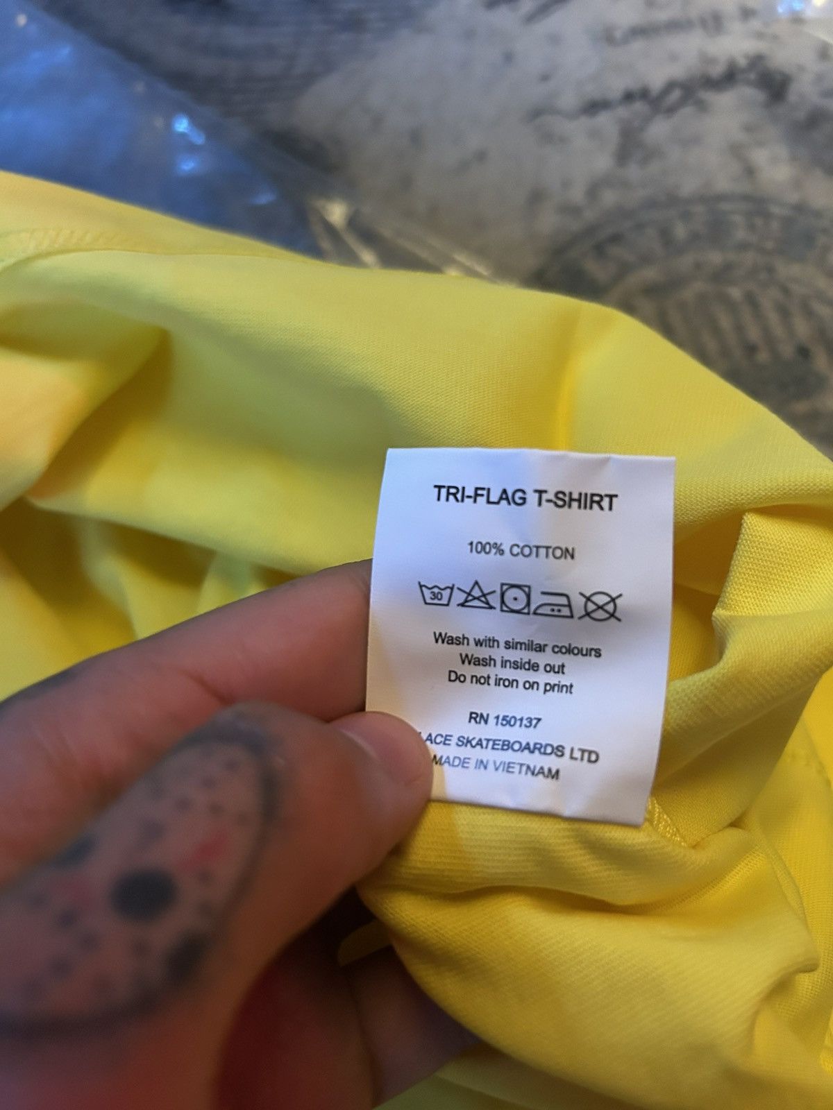 Palace Palace Tri Flag Yellow T Shirt XL Size US XL / EU 56 / 4 - 4 Thumbnail