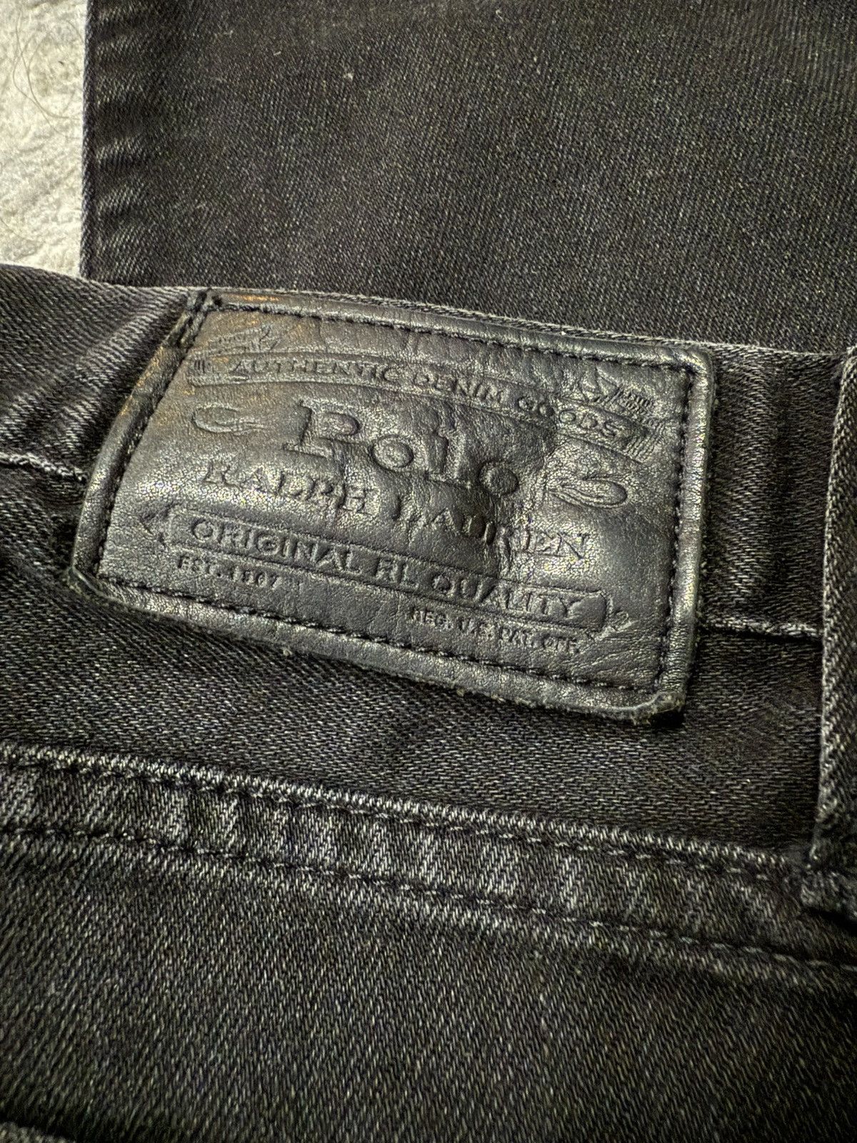 Polo Ralph Lauren Polo Ralph Lauren Eldridge Skinny Dark Grey Black 30/30 Size US 30 / EU 46 - 3 Thumbnail