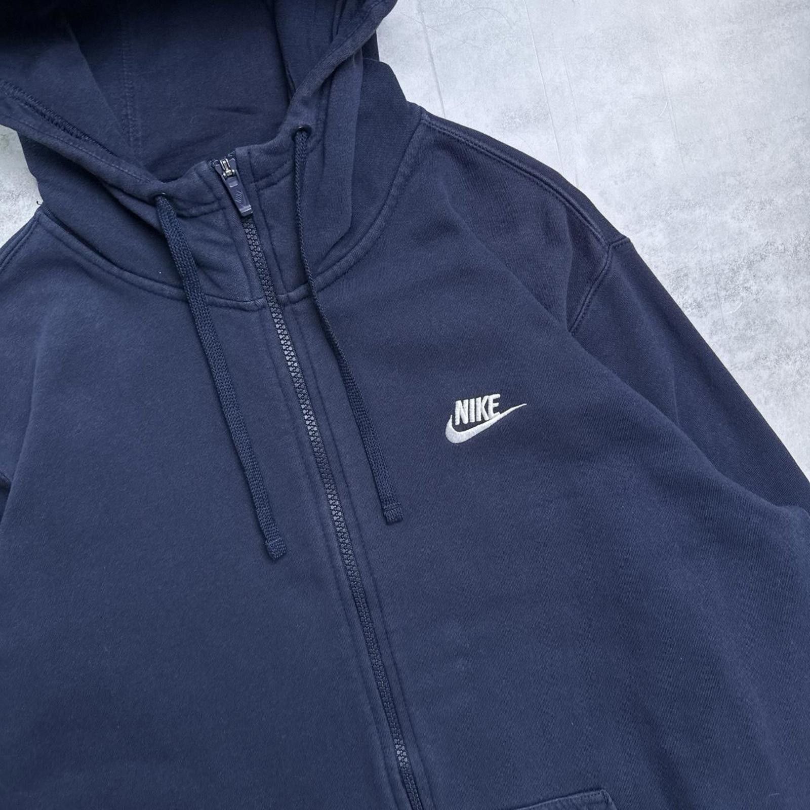 Nike Y2K Nike 00s Navy Zip Up Hoodie Jacket Size US L / EU 52-54 / 3 - 6 Thumbnail