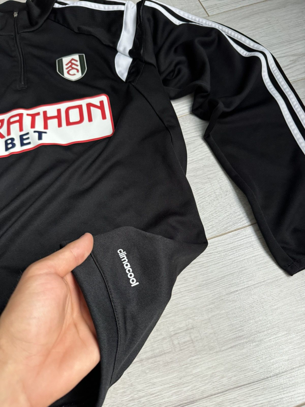 Adidas × Vintage Vintage Hulham Adidas Soccer Jersey Long Sleeveshirt Size US L / EU 52-54 / 3 - 4 Thumbnail