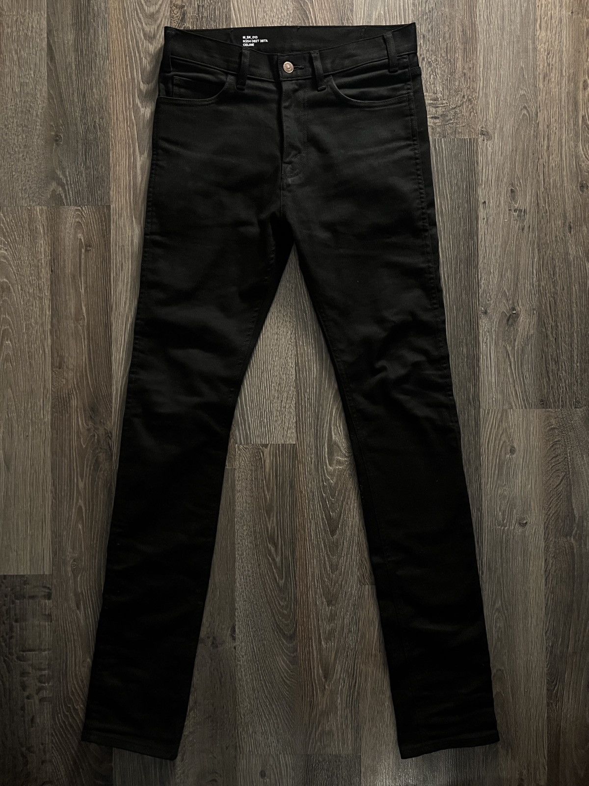 Hedi Slimane Celine Homme Black Skinny Jeans Size US 28 / EU 44 - 2 Thumbnail