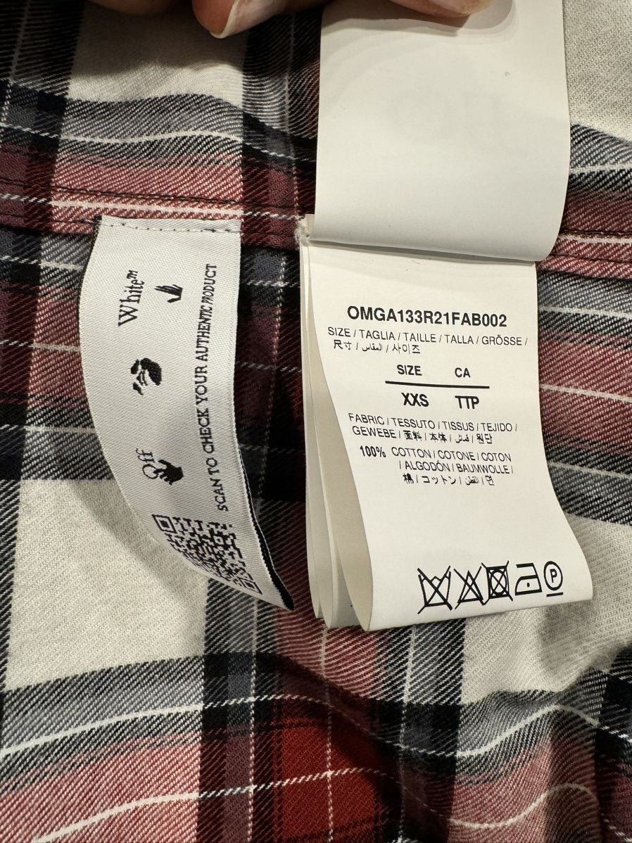 Off-White Off White Flannel Size US XXS / EU 40 - 4 Thumbnail
