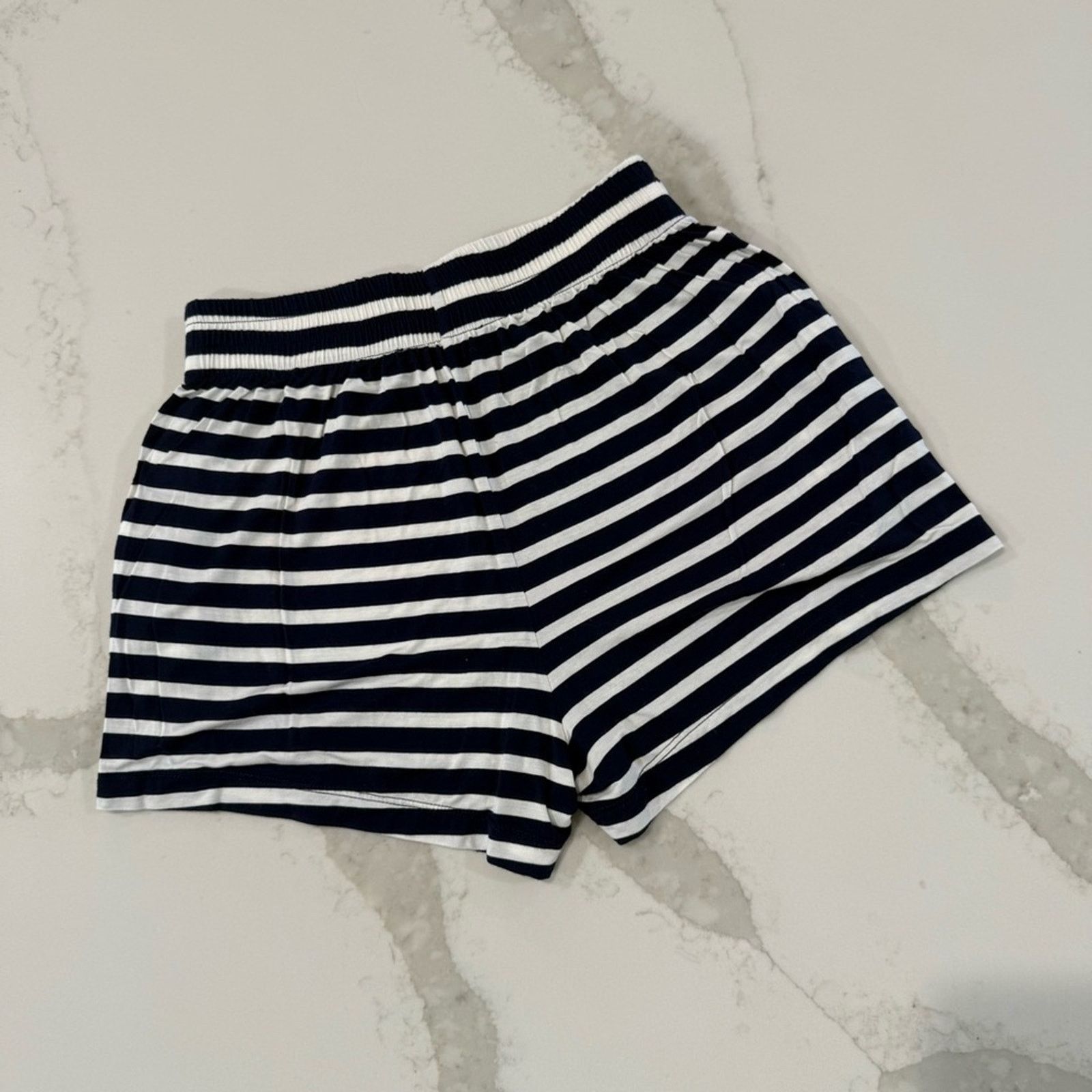 Reformation Reformation Striped Pull On Pajama Lounge Shorts Womens XS Size 26" / US 2 / IT 38 - 5 Thumbnail
