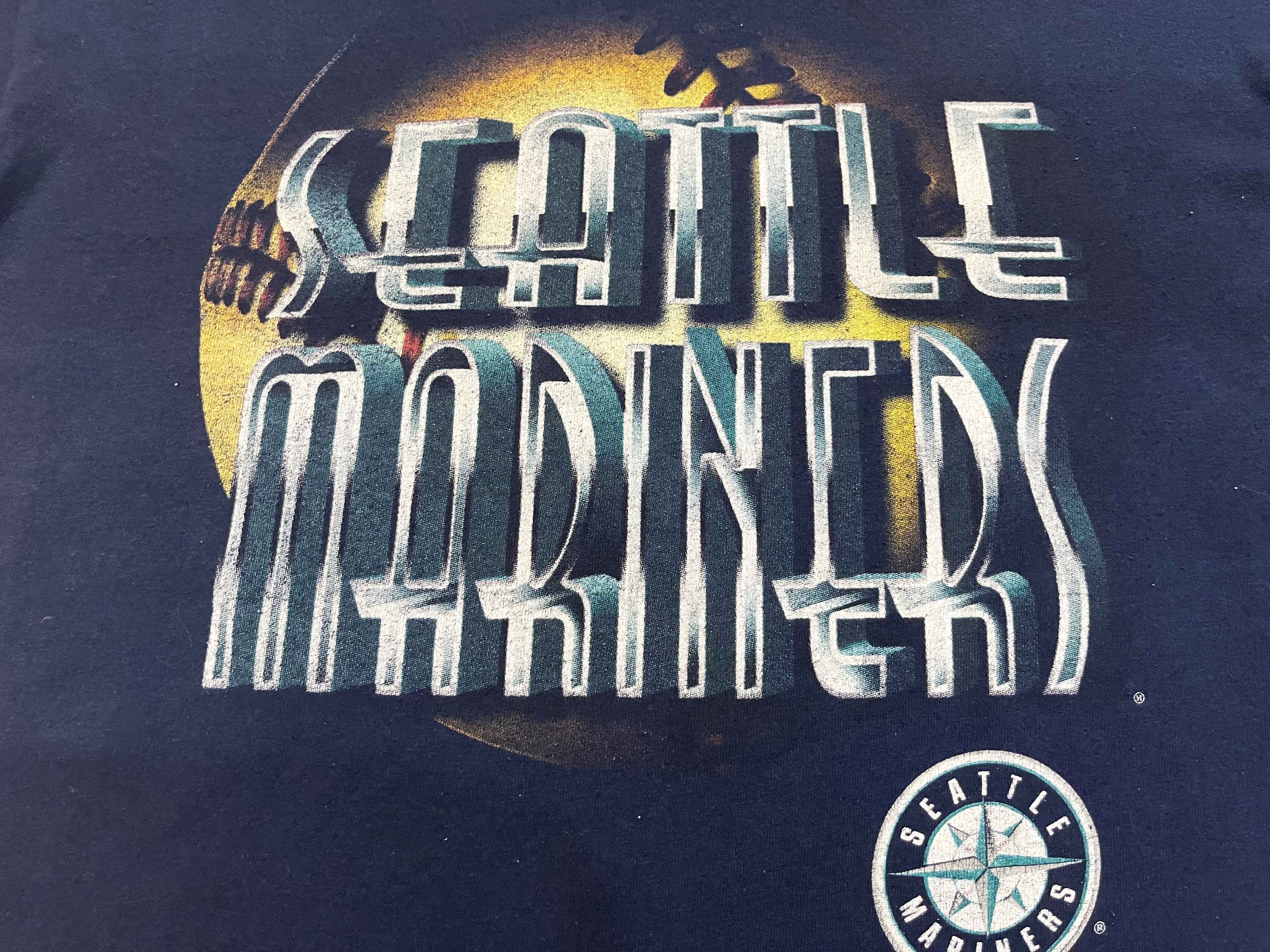 MLB × Vintage Vintage True Fan 2000 MLB Seattle Mariners Baseball T-Shirt Size US L / EU 52-54 / 3 - 2 Thumbnail