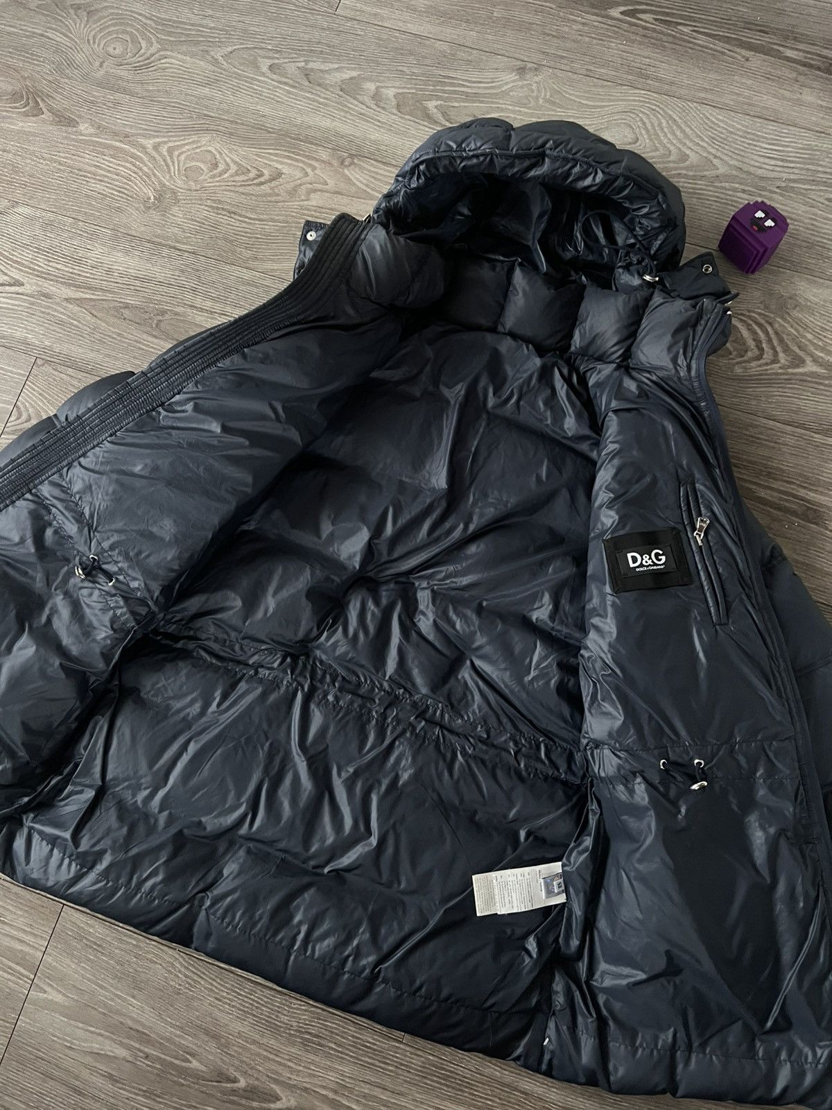 Dolce & Gabbana Rare Dolce & Gabbana Down Puffer Jacket Embroidered DG Hood Size US L / EU 52-54 / 3 - 13 Thumbnail