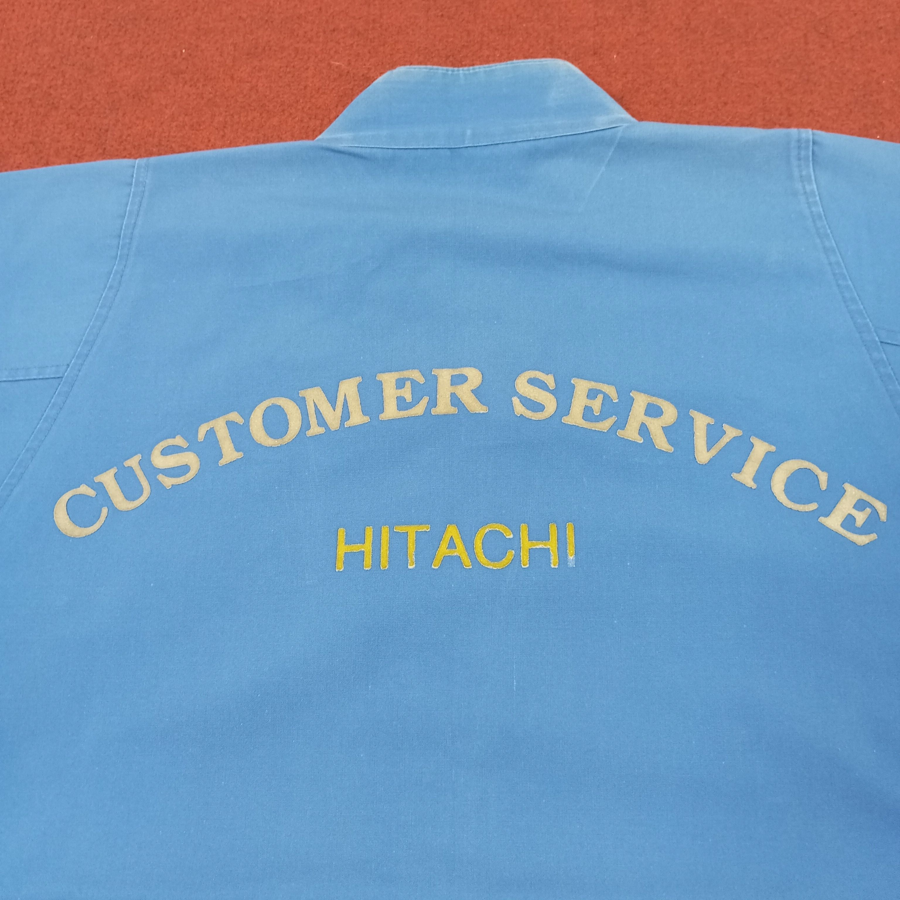 Japanese Brand × Vintage Hitachi Customer Service Japanese Workwear Jacket Size US L / EU 52-54 / 3 - 2 Thumbnail