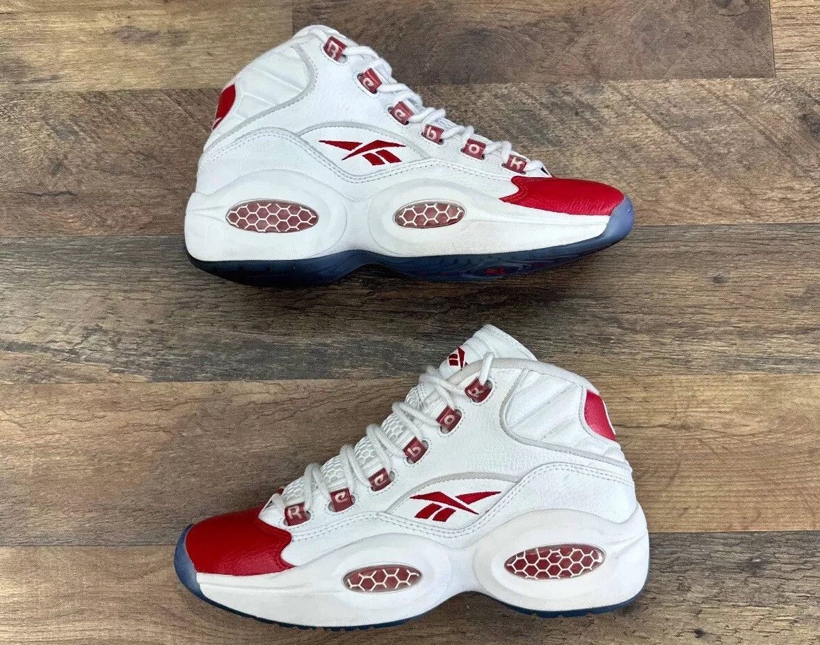 Reebok Reebok Question 2024 Mid Red Toe Size US 6.5 / EU 39-40 - 2 Thumbnail