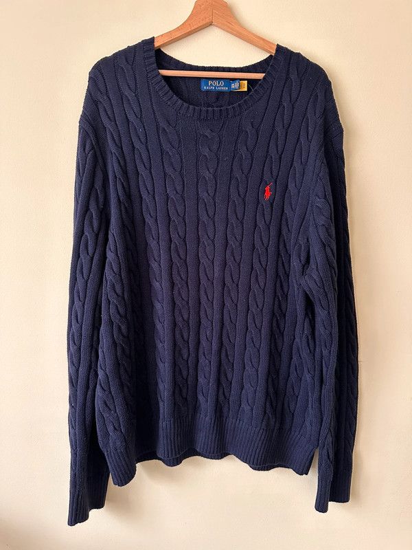 image of Polo Ralph Laurent Sweter in Navy Blue, Men's (Size 2XL)