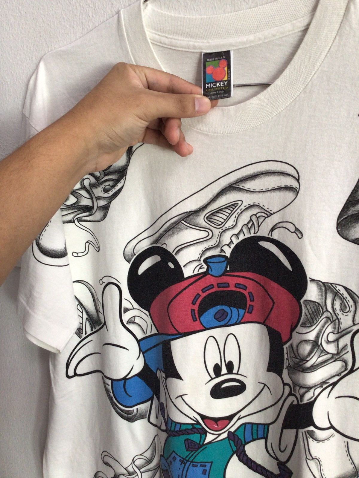 Mickey Mouse Disney vintage Mickey Mouse 90‘s Size US XL / EU 56 / 4 - 3 Thumbnail