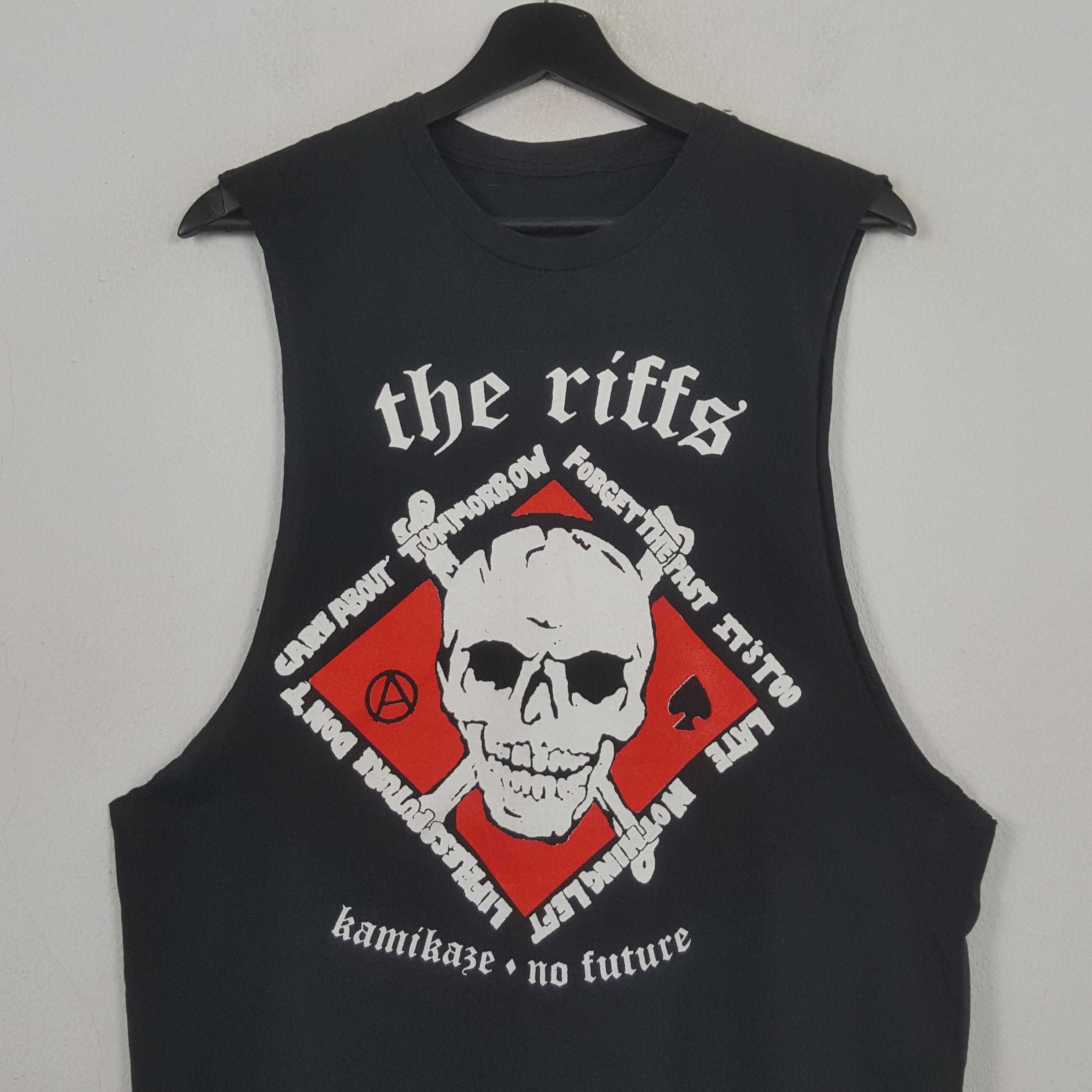 Vintage The Riffs Kamikaze Sleeveless Tshirt RR9 Size US M / EU 48-50 / 2 - 2 Thumbnail