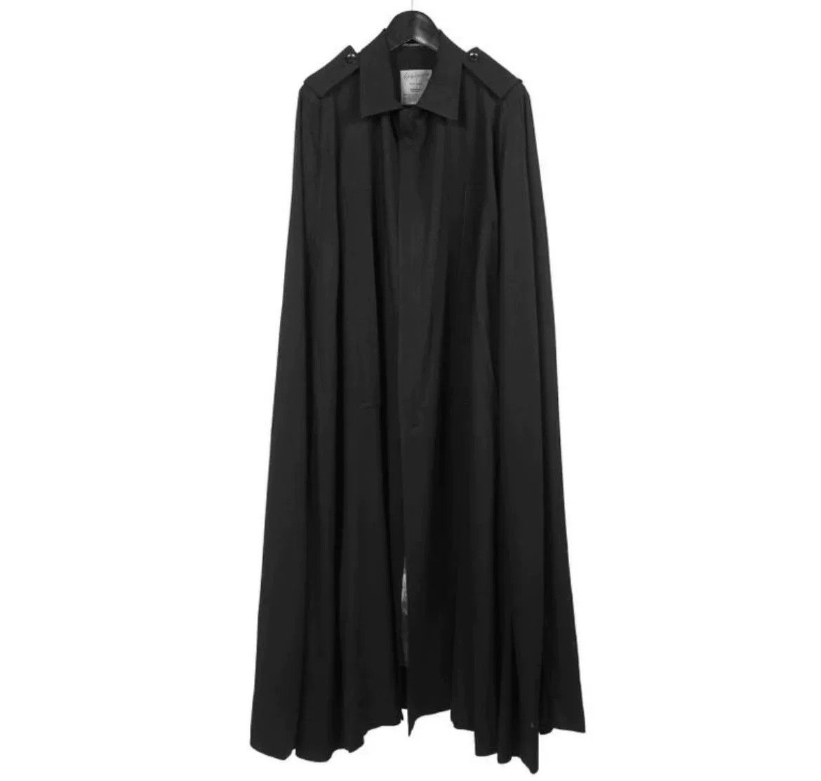 Yohji Yamamoto Yohji Yamamoto Black Cape Coat Size US S / EU 44-46 / 1 - 1 Thumbnail