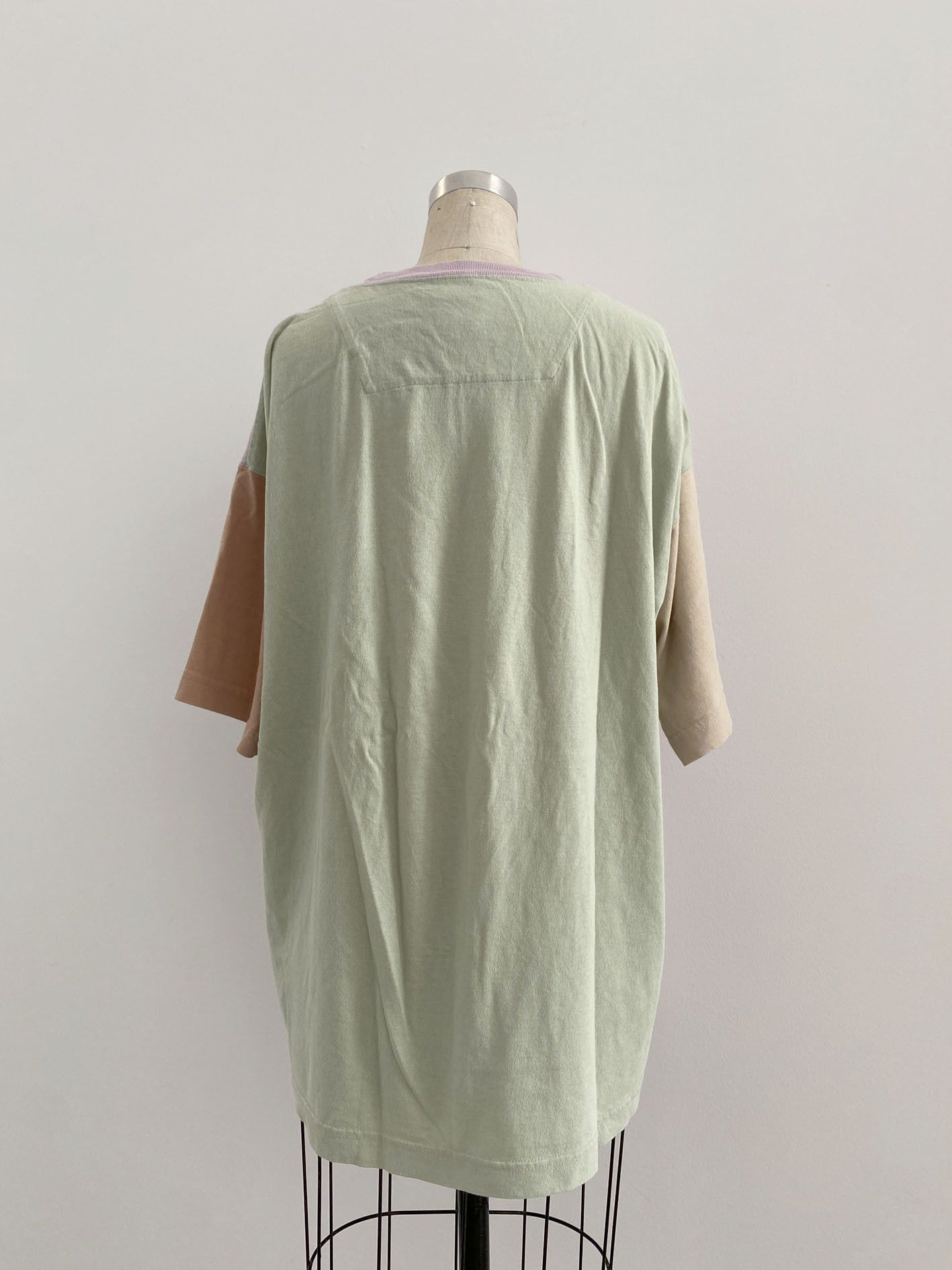 Japanese Brand ts(s) Japan pastel color color block shirt Size US XL / EU 56 / 4 - 3 Thumbnail