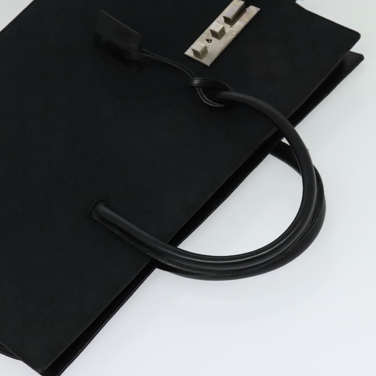Gucci GUCCI GG Canvas Hand Bag Black Silver 015 015 Size ONE SIZE - 6 Thumbnail