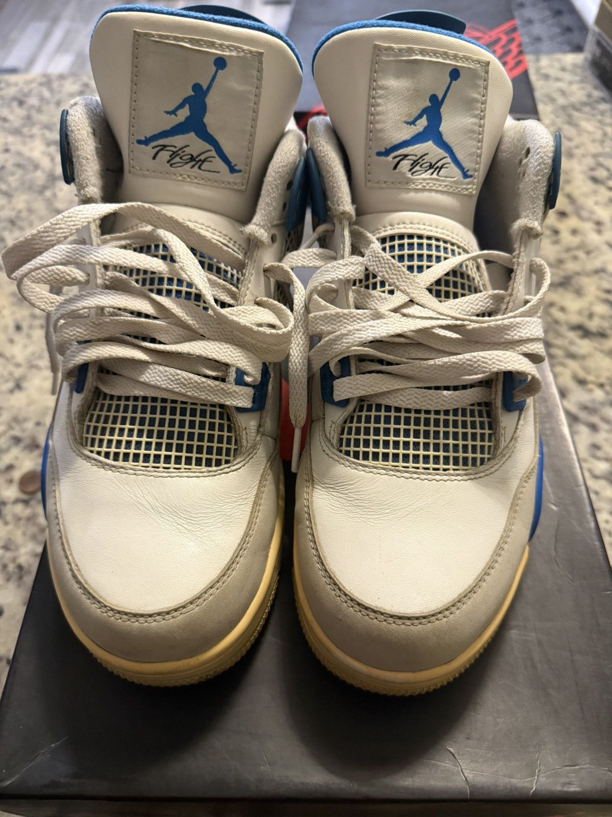 Jordan Brand jordan 4 retro military blue Size US 9 / EU 42 - 1 Thumbnail