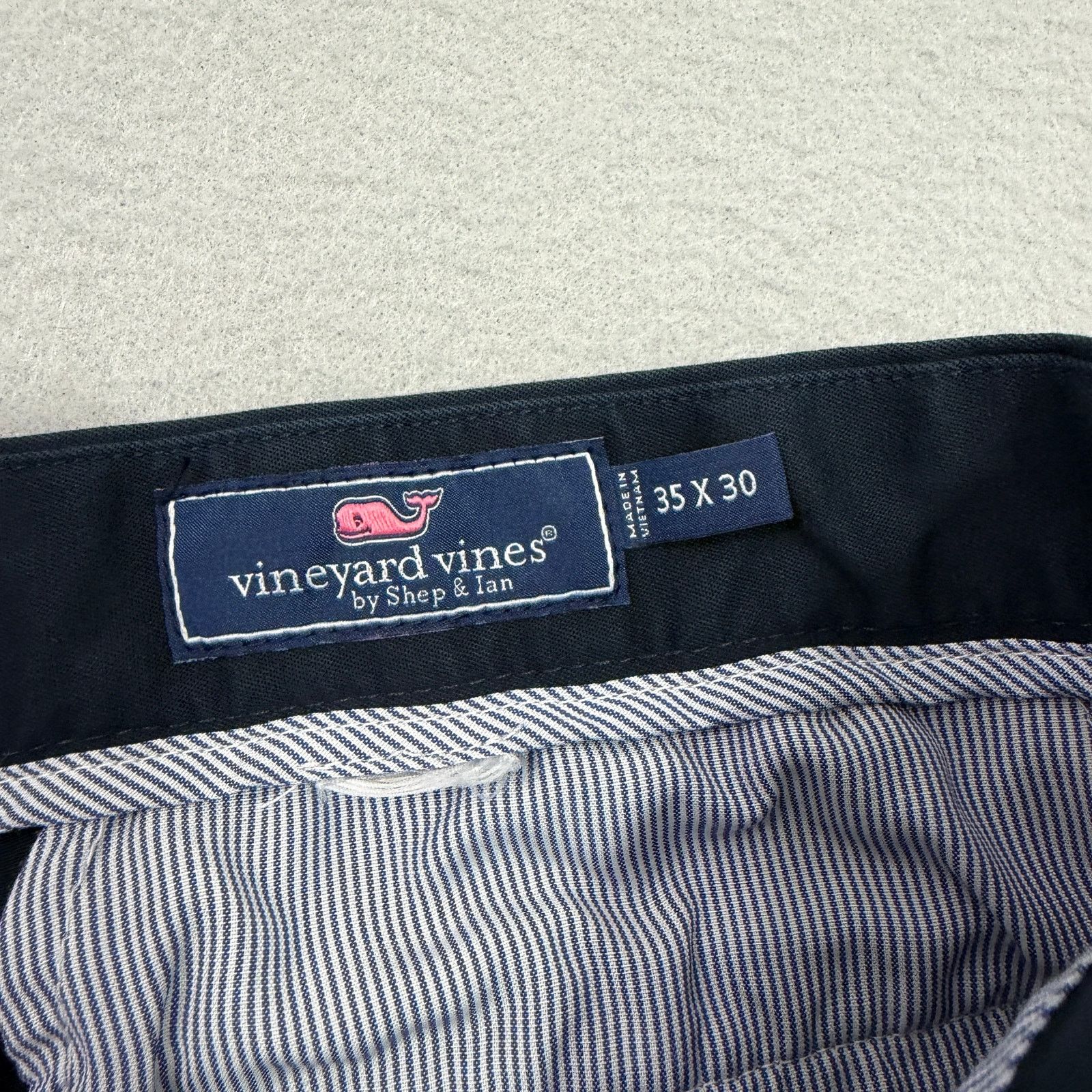 Vineyard Vines Vineyard vines Chino Pants Men's 35x30 Blue Straight Preppy Size US 35 - 3 Thumbnail