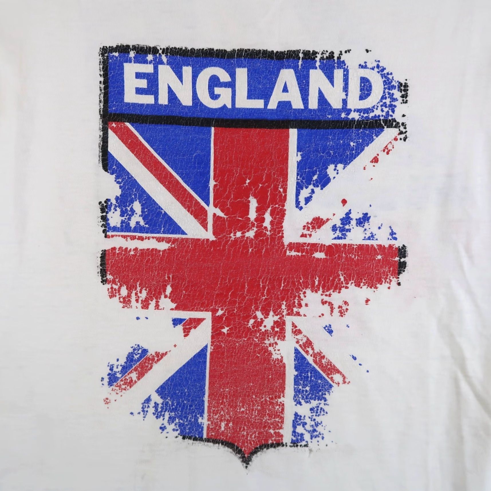 Vintage VINTAGE TownCraft T-Shirt Shirt Men S White 1960s USA Distressed Thrashed 60s Retro England Far West Theme Mens Size US S / EU 44-46 / 1 - 3 Thumbnail