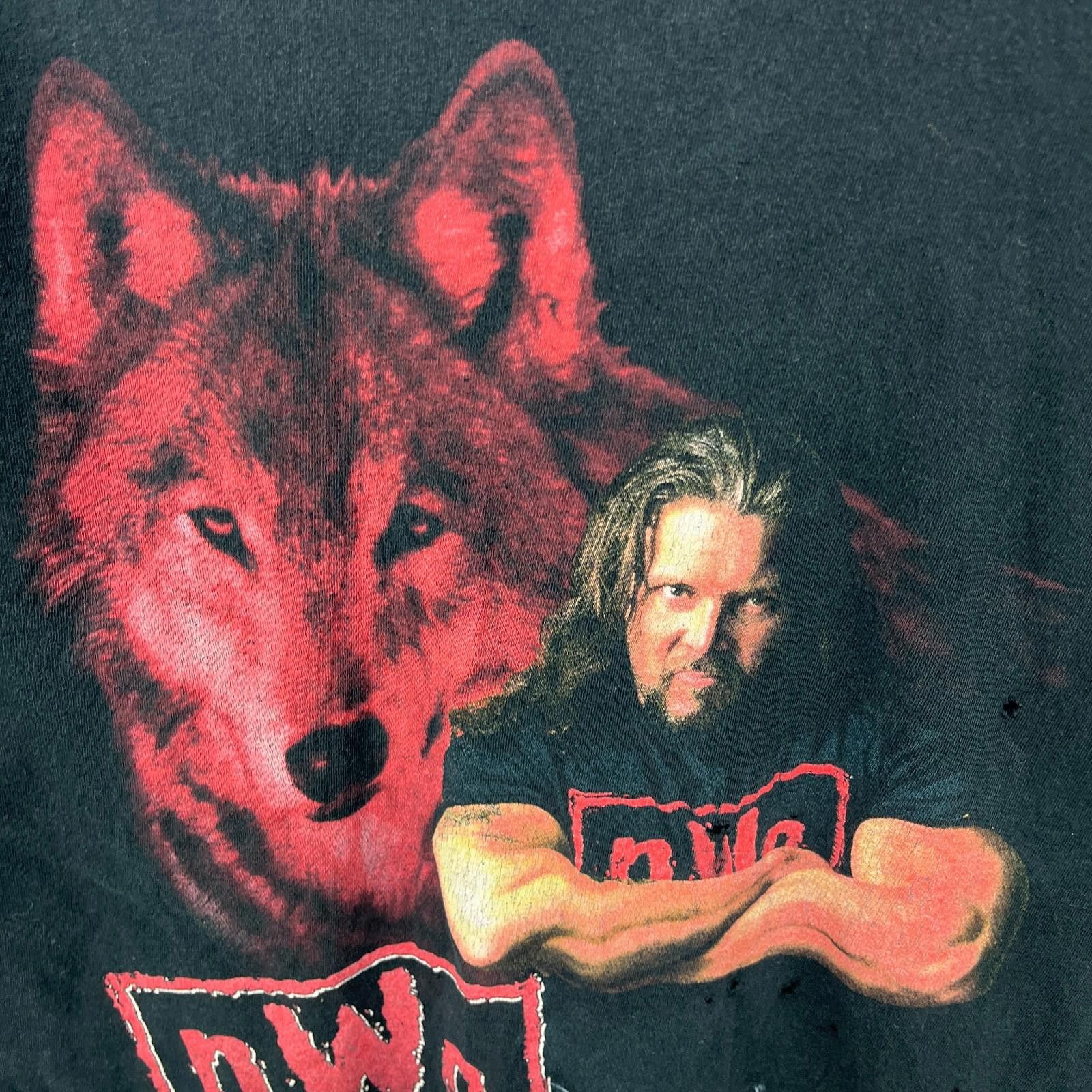 Vintage Vintage 90s NWO Kevin Nash T Shirt Large WCW Size US L / EU 52-54 / 3 - 3 Thumbnail