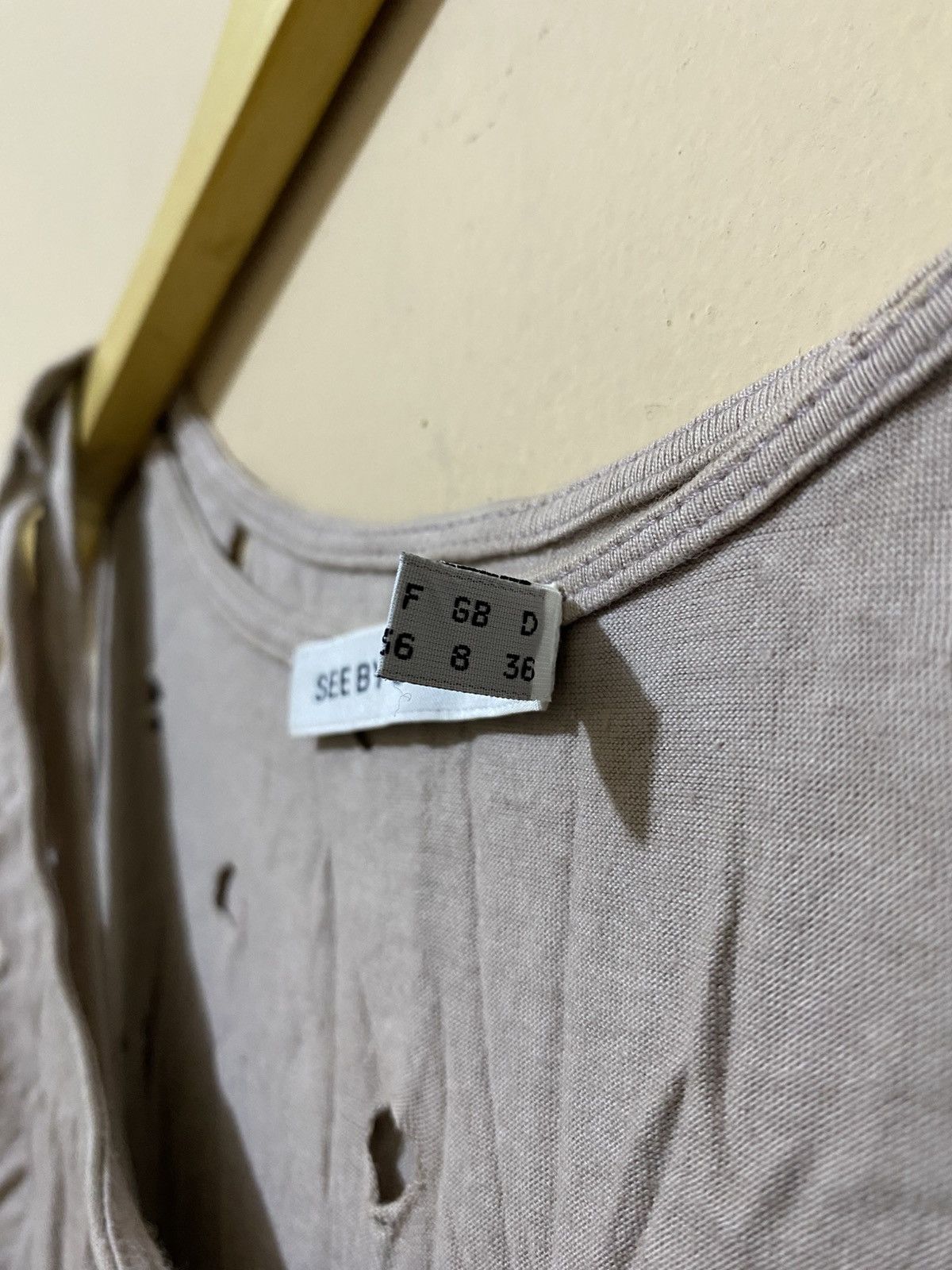 See by Chloe See by Chloe Distressed Long Dress Size S / US 4 / IT 40 - 6 Thumbnail