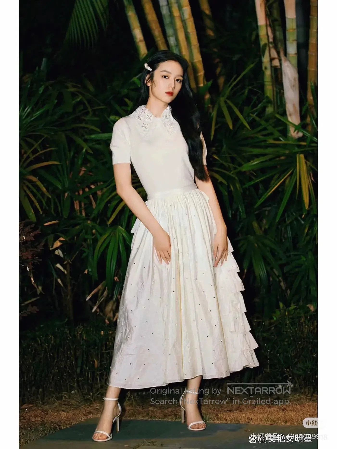 Miu Miu Miumiu Detachable Embroidered Beaded Collar Knit Top. Size XS / US 0-2 / IT 36-38 - 8 Thumbnail
