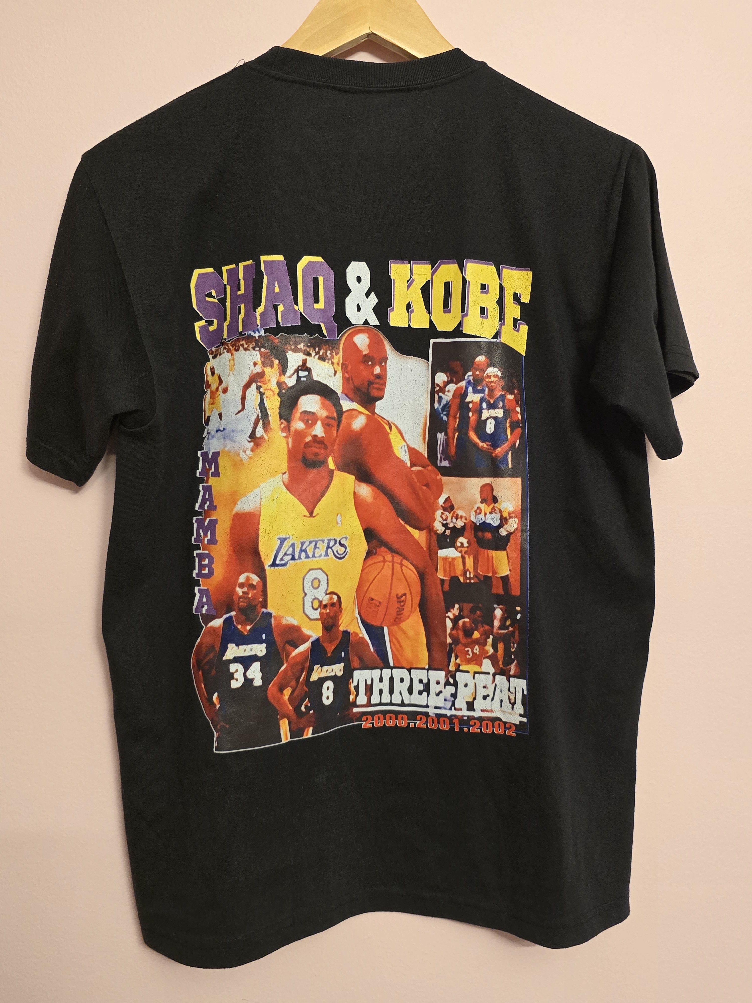 NBA Vintage 2000s Los Angeles Lakers T-Shirt Size US M / EU 48-50 / 2 - 2 Thumbnail