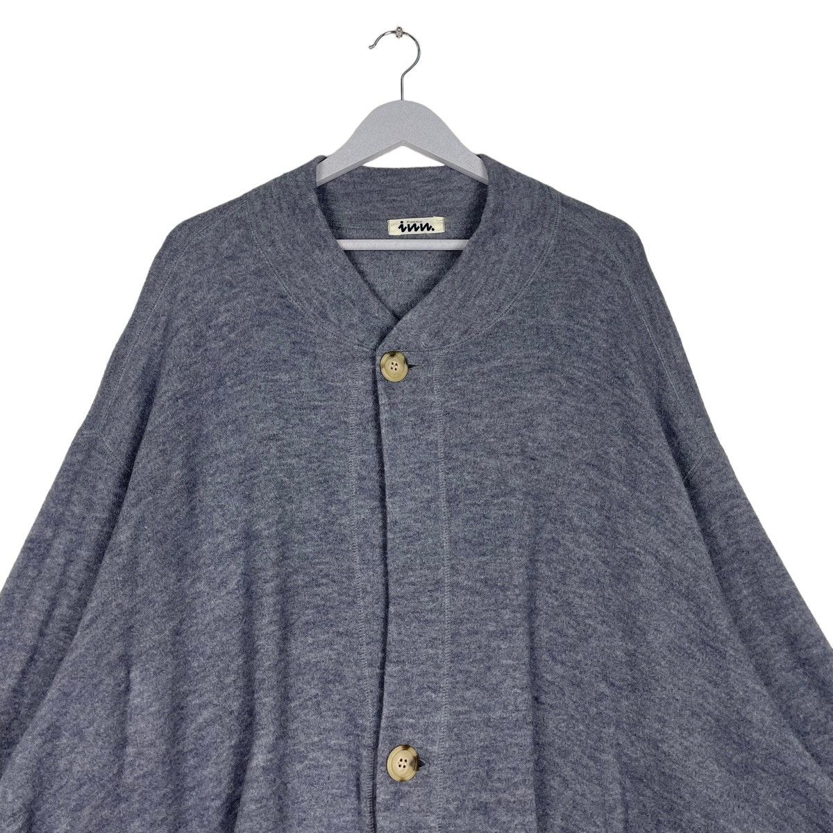Issey Miyake × Vintage STEAL💥80s PLANTATION ISSEY MIYAKE BOXY CARDIGAN Size US XL / EU 56 / 4 - 2 Thumbnail