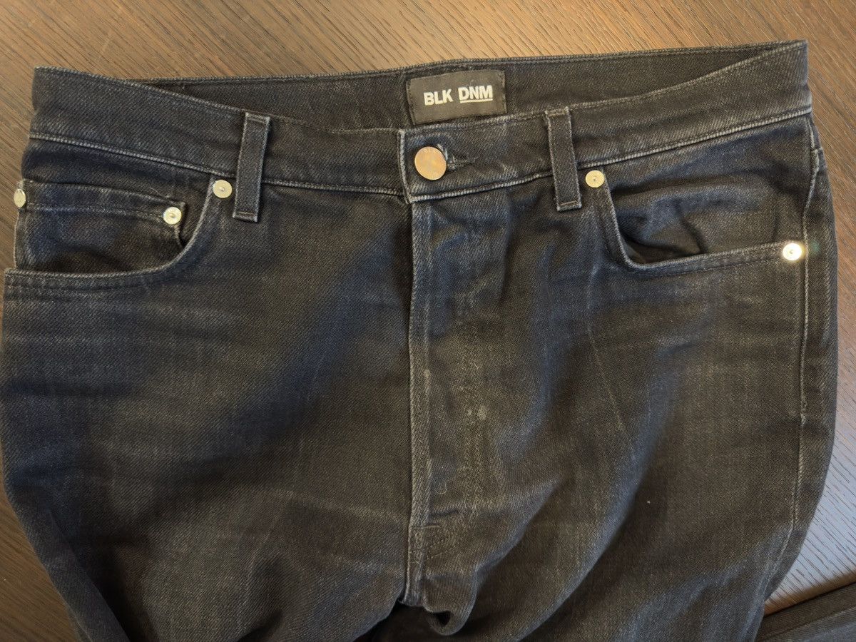 Blk Dnm BLK DNM 21 Hill Black Jeans 32 X 34 in Straight Fit $255 Size US 31 - 4 Thumbnail