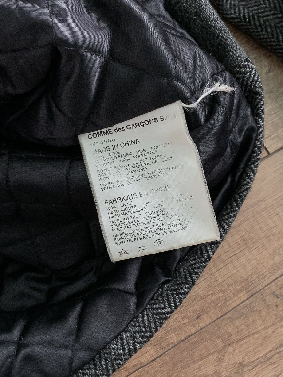 Comme des Garcons Archive Comme Des Garcons Vintage Rare Wool Jacket Coat Size US L / EU 52-54 / 3 - 12 Thumbnail
