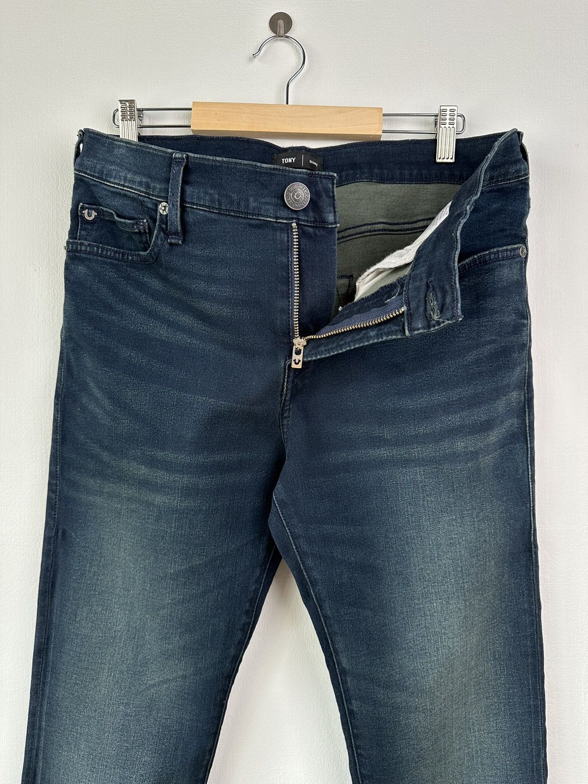 True Religion TRUE RELIGION Tony Skinny Denim Pants Jeans Size US 32 / EU 48 - 10 Thumbnail