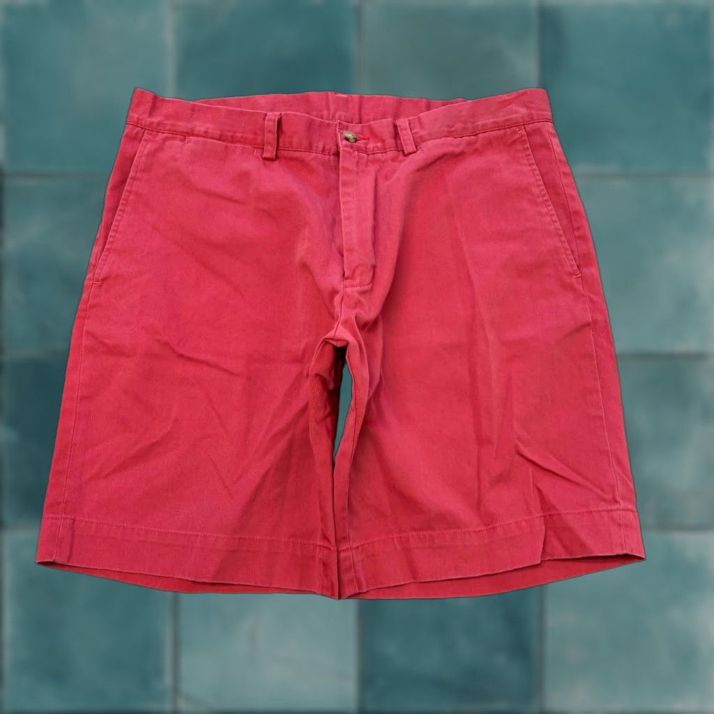 Polo Ralph Lauren Polo Ralph Lauren Polo Ralph Lauren Red Pink Salmon 34 Classic Fit Cotton Chino Shorts Men 34 Regular Red Size US S / EU 44-46 / 1 - 1 Thumbnail