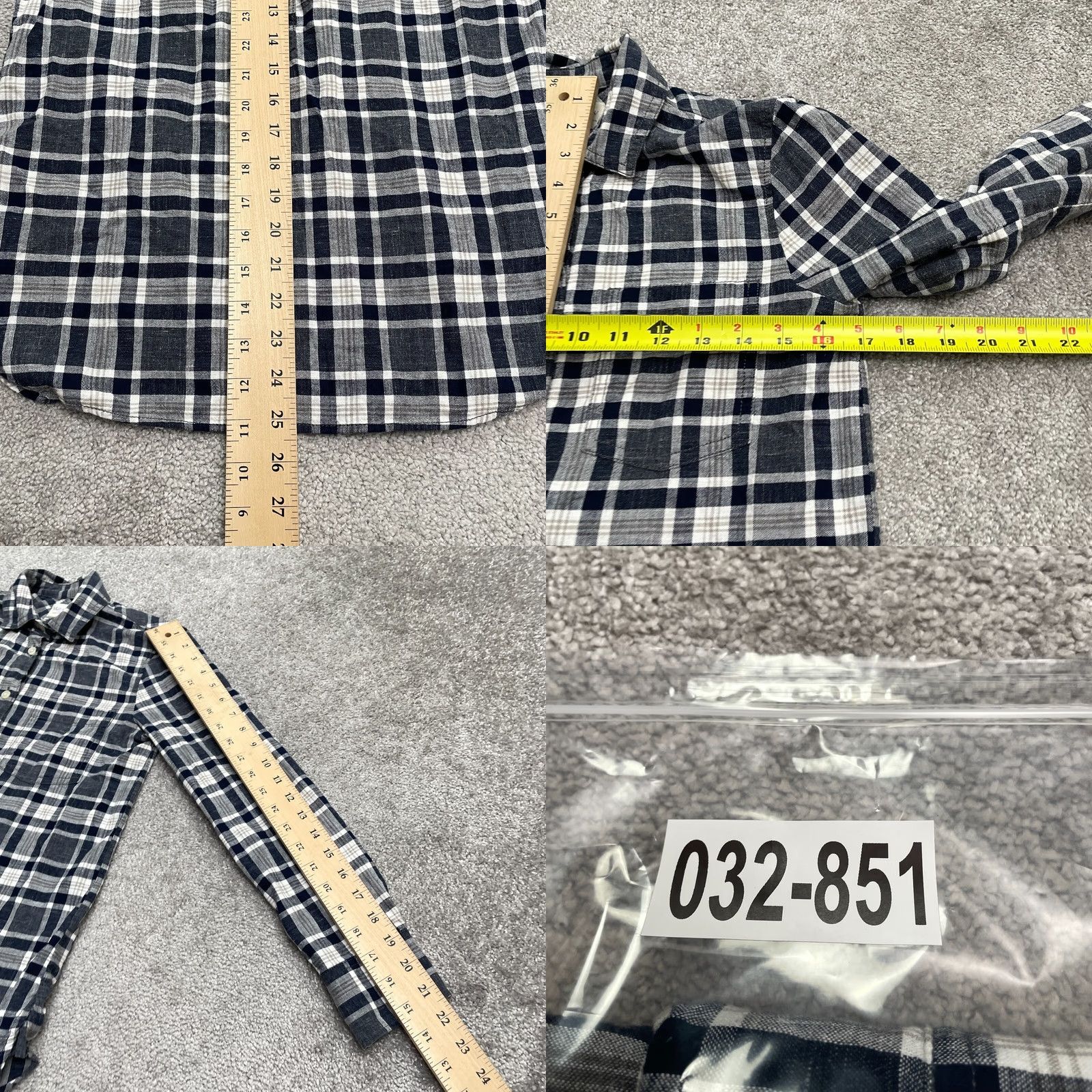J.Crew J.Crew Boy Fit Tunic Shirt Womens XXS Petite Blue White Plaid Cotton Casual Top Size XXS / US 00 / IT 34 - 8 Thumbnail