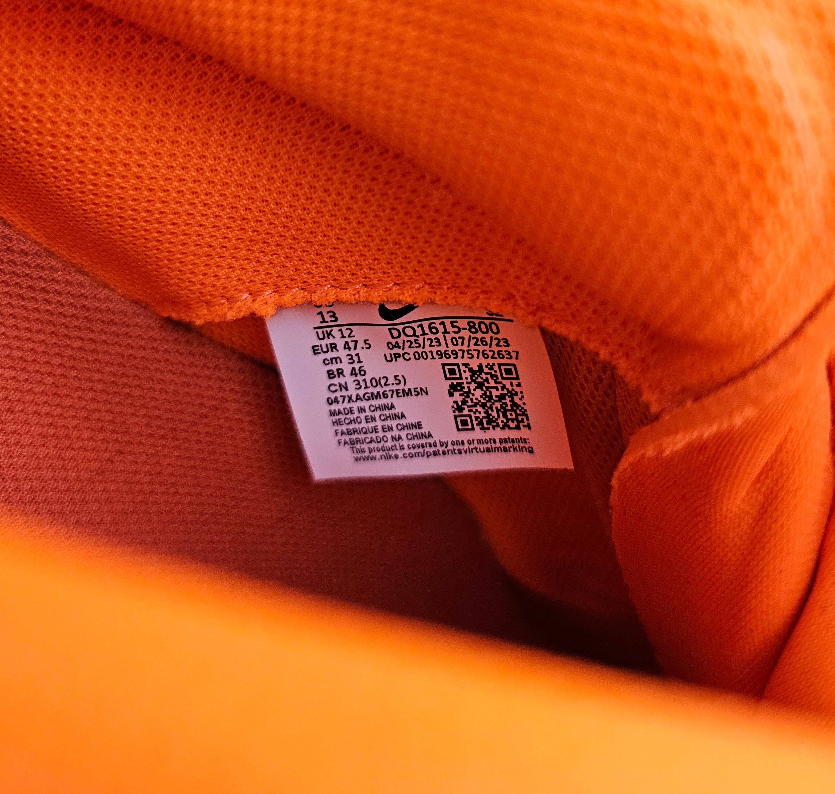 Nike × Off-White Nike x Off-White Air Terra Forma Mantra Orange Men's NEW Size US 13 / EU 46 - 10 Thumbnail