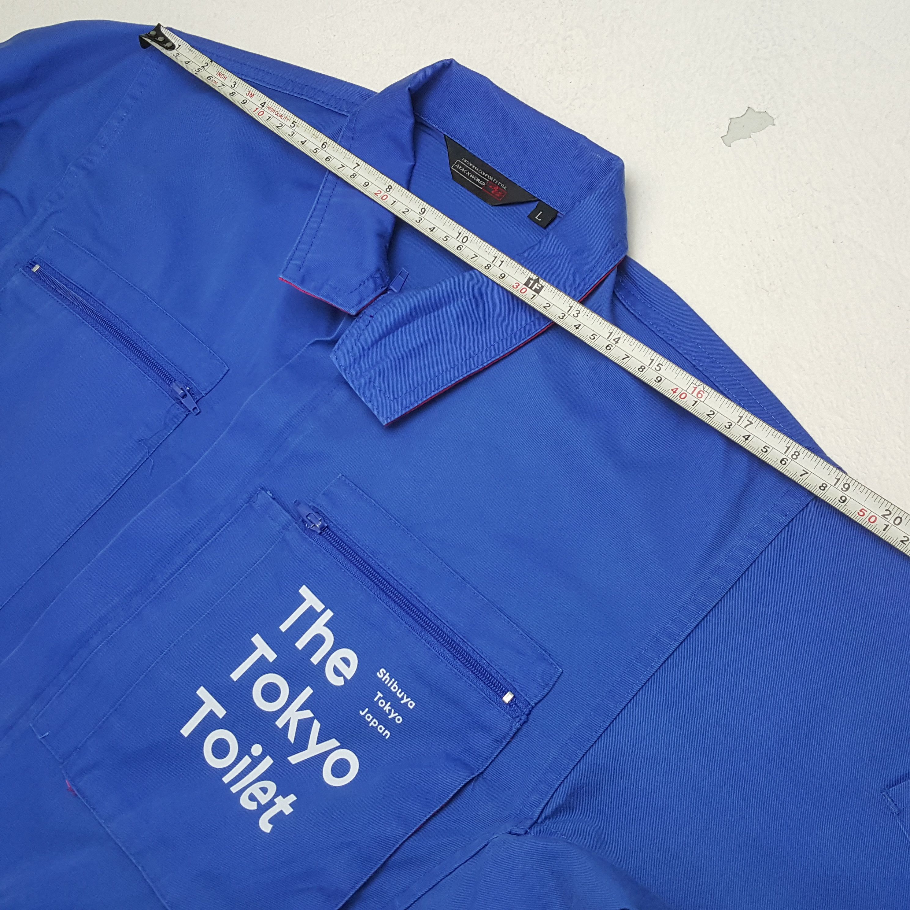 Japanese Brand × Vintage THE TOKYO TOILET Japanese Workwear Custom Coverall Jacket Size US L / EU 52-54 / 3 - 9 Thumbnail