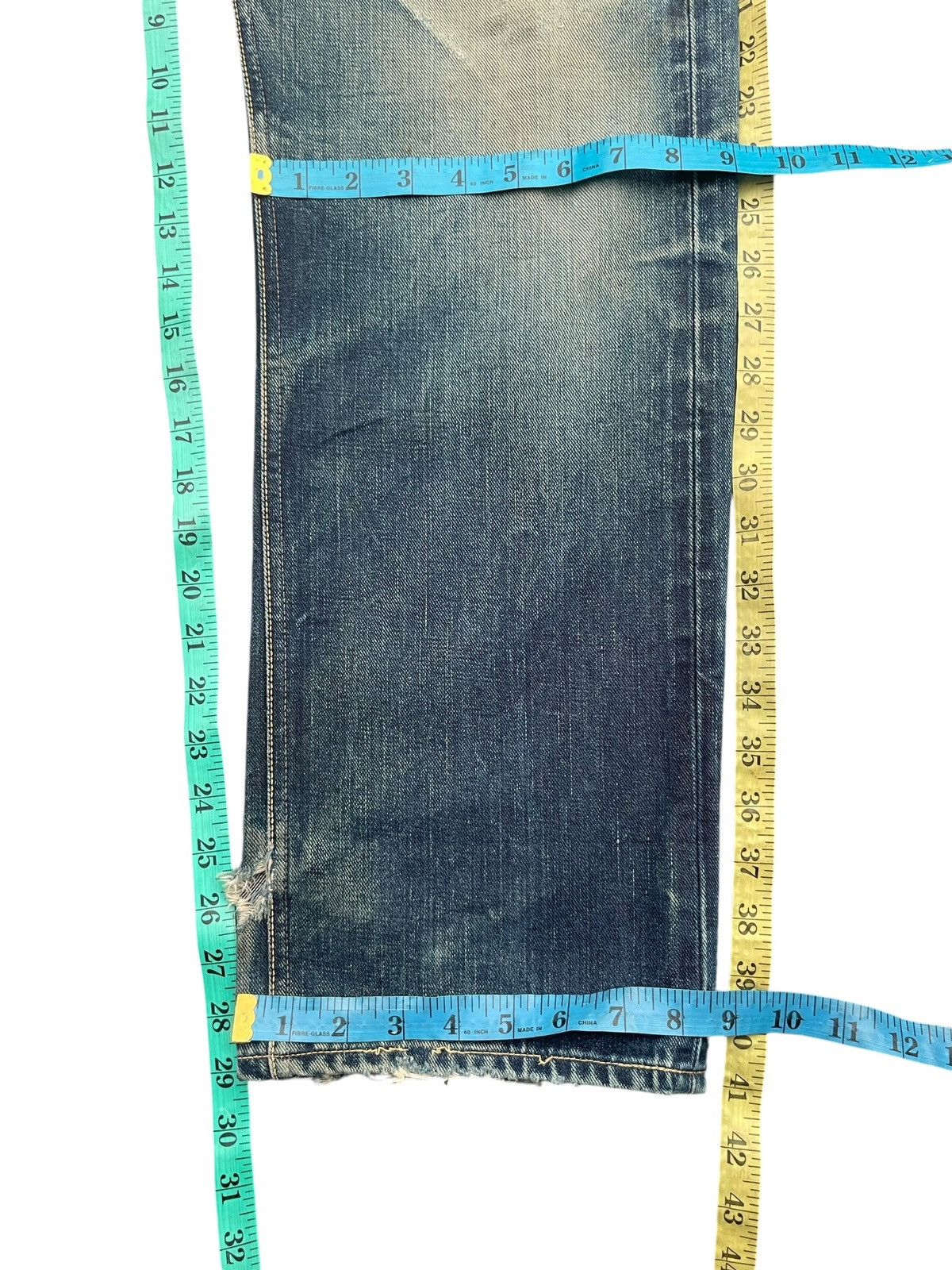 Lee × Vintage Vintage Lee Selvedge Denim Size US 32 / EU 48 - 16 Thumbnail