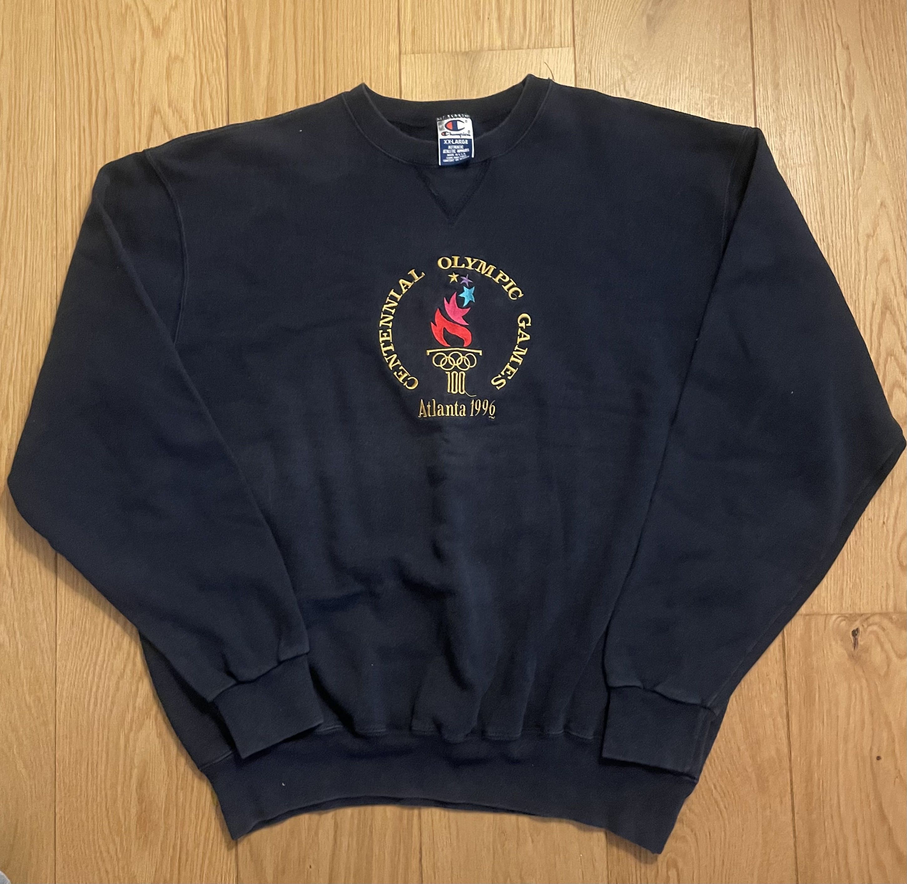 Champion Vintage Champion Atlanta 1996 Olympic Sweatshirt Size US XXL / EU 58 / 5 - 1 Thumbnail