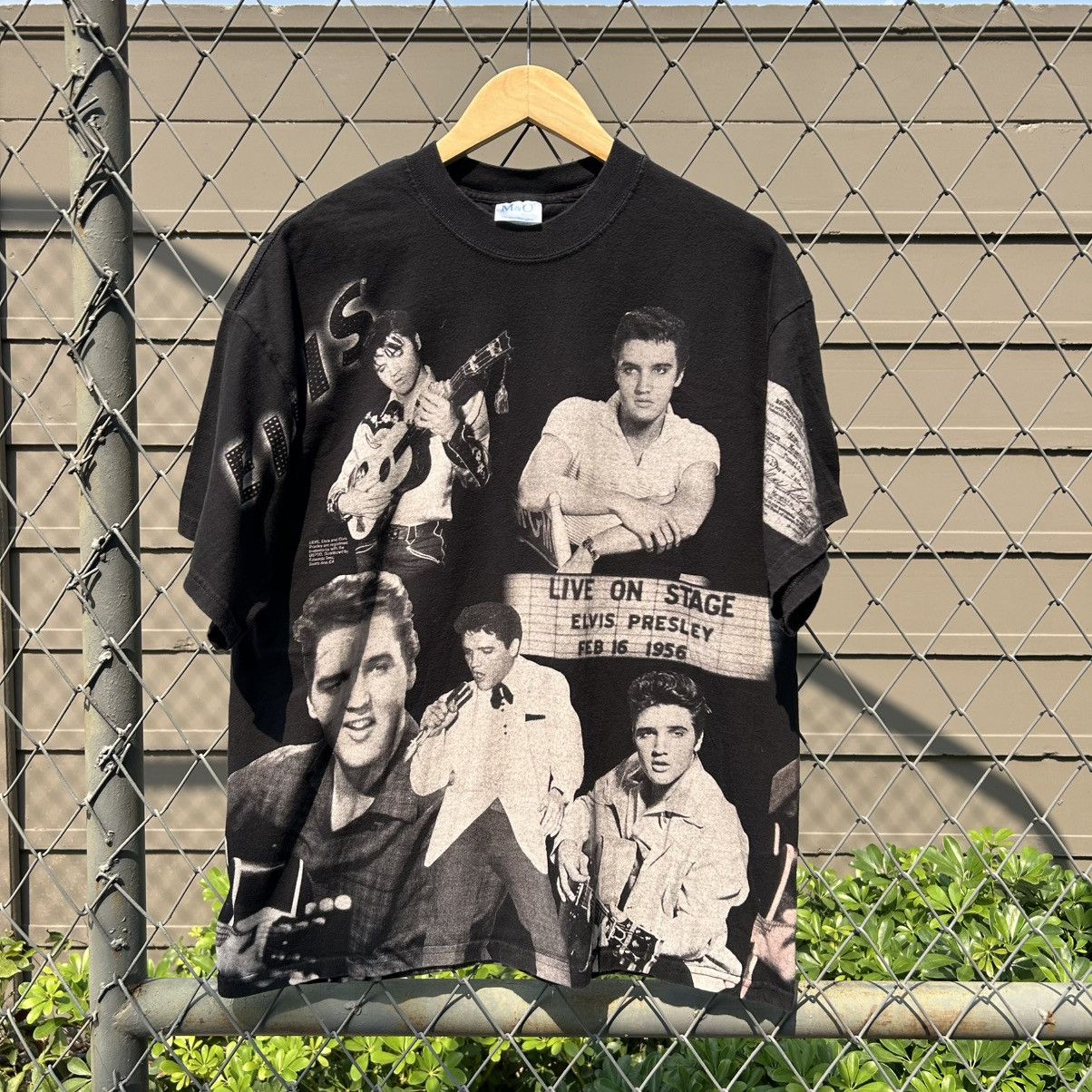 Band Tees Elvis Presley vintage Size US XL / EU 56 / 4 - 4 Thumbnail