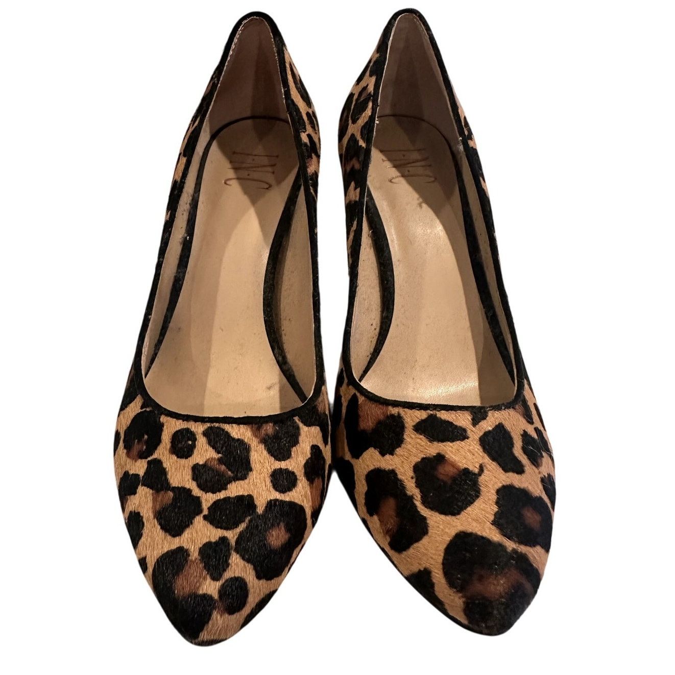 Other INC International Concepts Lepard Print Calf Fur 3" Heels 7 Size US 7 / IT 37 - 1 Thumbnail