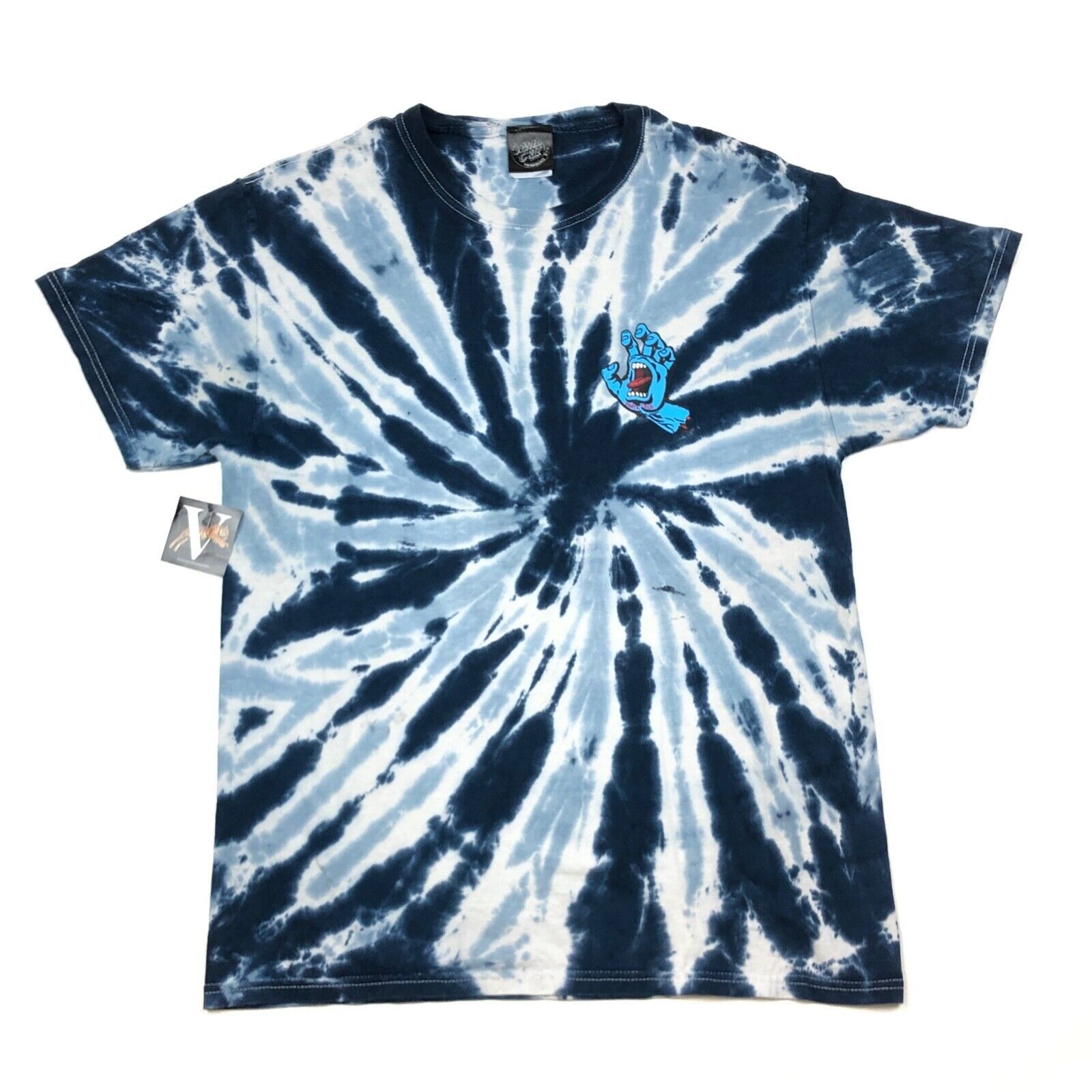 Vintage Santa Cruz Skateboards Tie Dye Hand Logo Tee T Shirt Small Size US S / EU 44-46 / 1 - 1 Thumbnail