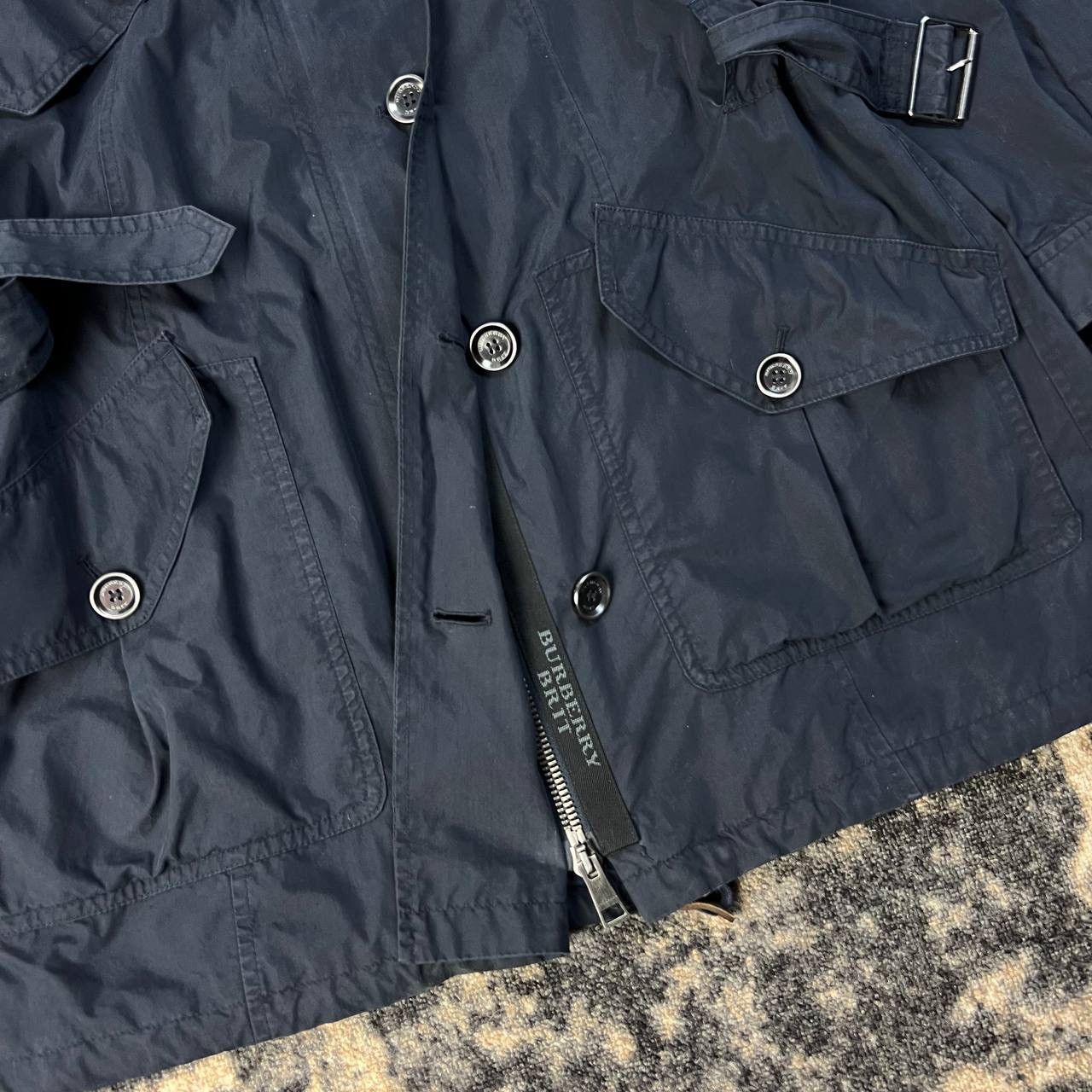 Burberry Burberry Brit Nova Check Rare Coat Luxury Y2K Style Size L / US 10 / IT 46 - 6 Thumbnail