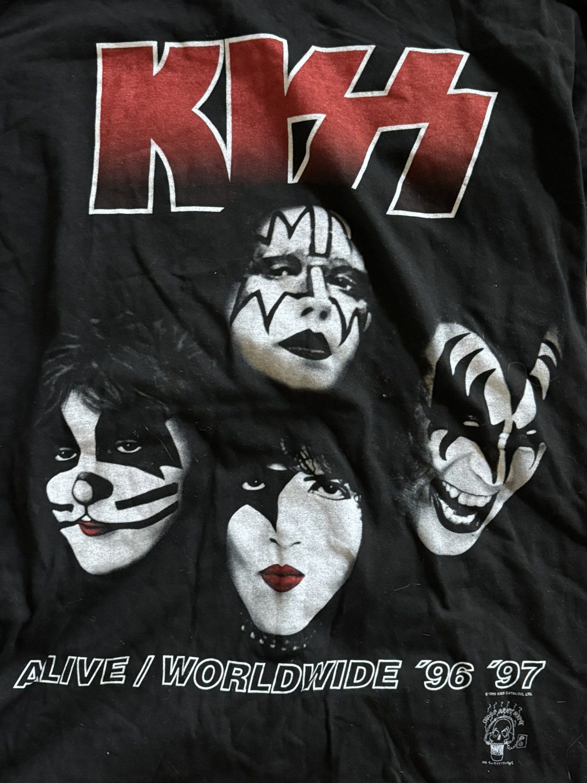 Band Tees Vintage KISS Alive / Worldwide 1996-1997 Concert Tee Size US L / EU 52-54 / 3 - 2 Thumbnail