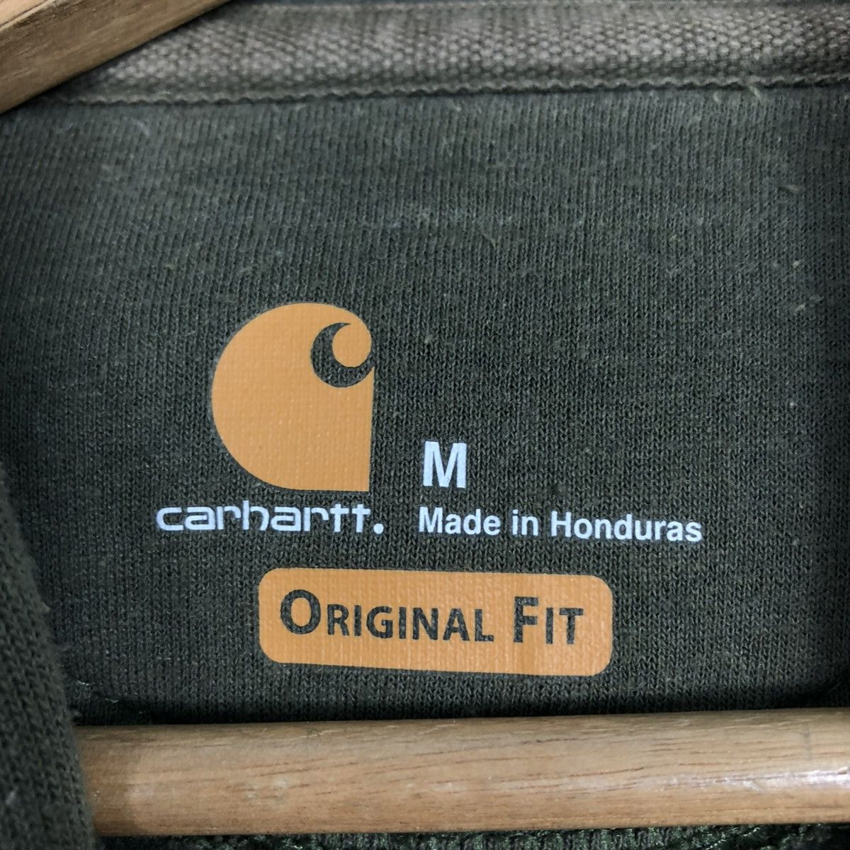 Carhartt 🔥VINTAGE HOODIE PULL OVER CARHARTT RICH GREEN Size US M / EU 48-50 / 2 - 19 Thumbnail