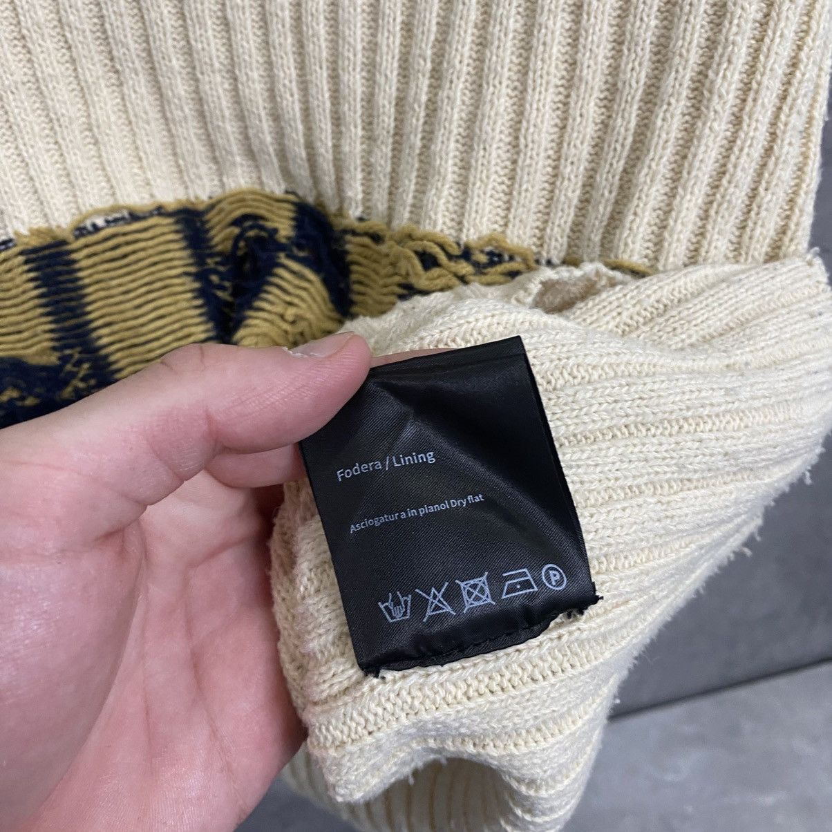 Calvin Klein 205W39NYC Calvin Klein 205W39NYC Balaclava Knitted Hoodie Sweater Size US M / EU 48-50 / 2 - 15 Thumbnail